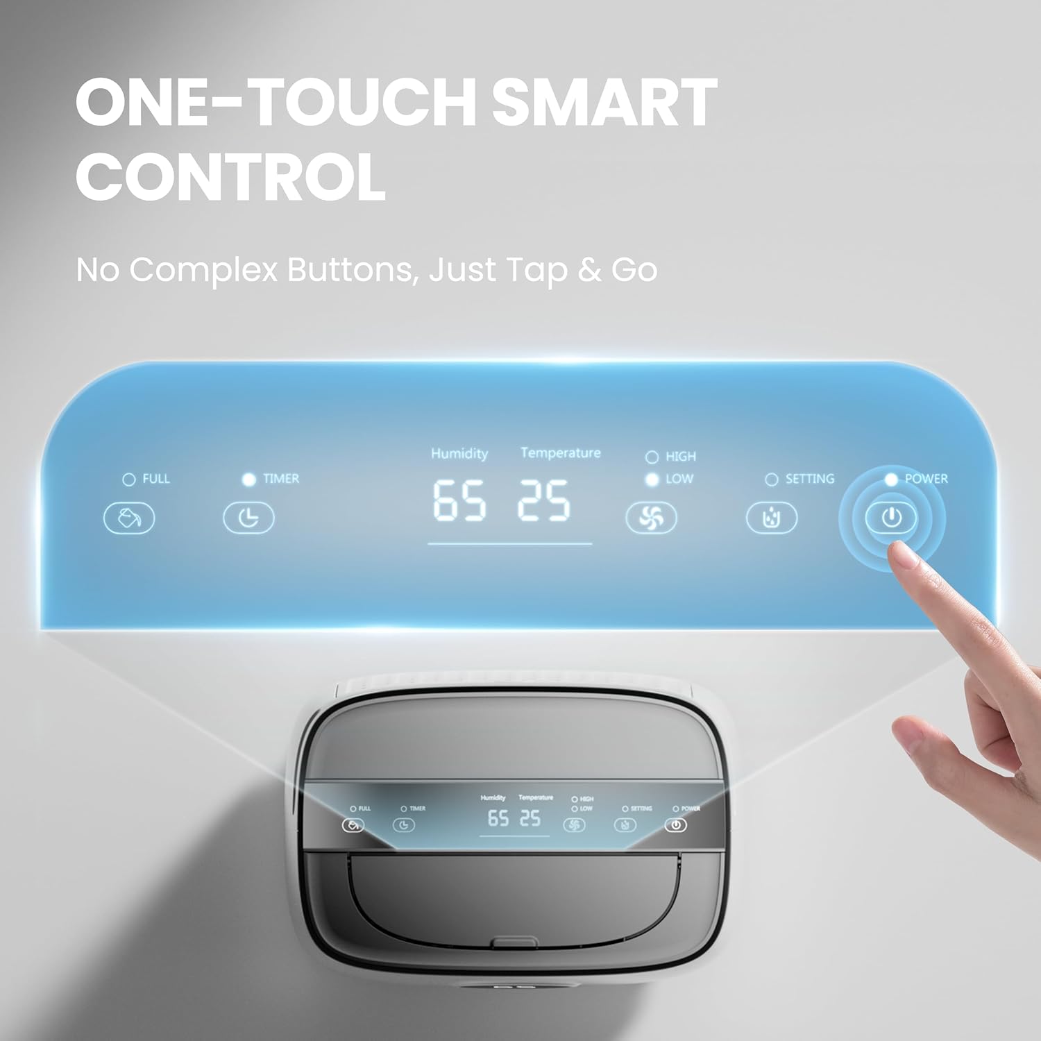 Deumidificatore Elettrico 15 l/24h Silenzioso - immagine 4