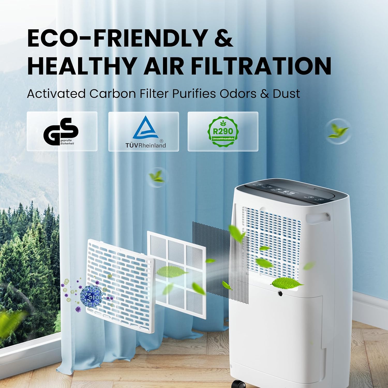 Deumidificatore Elettrico 15 l/24h Silenzioso - immagine 7