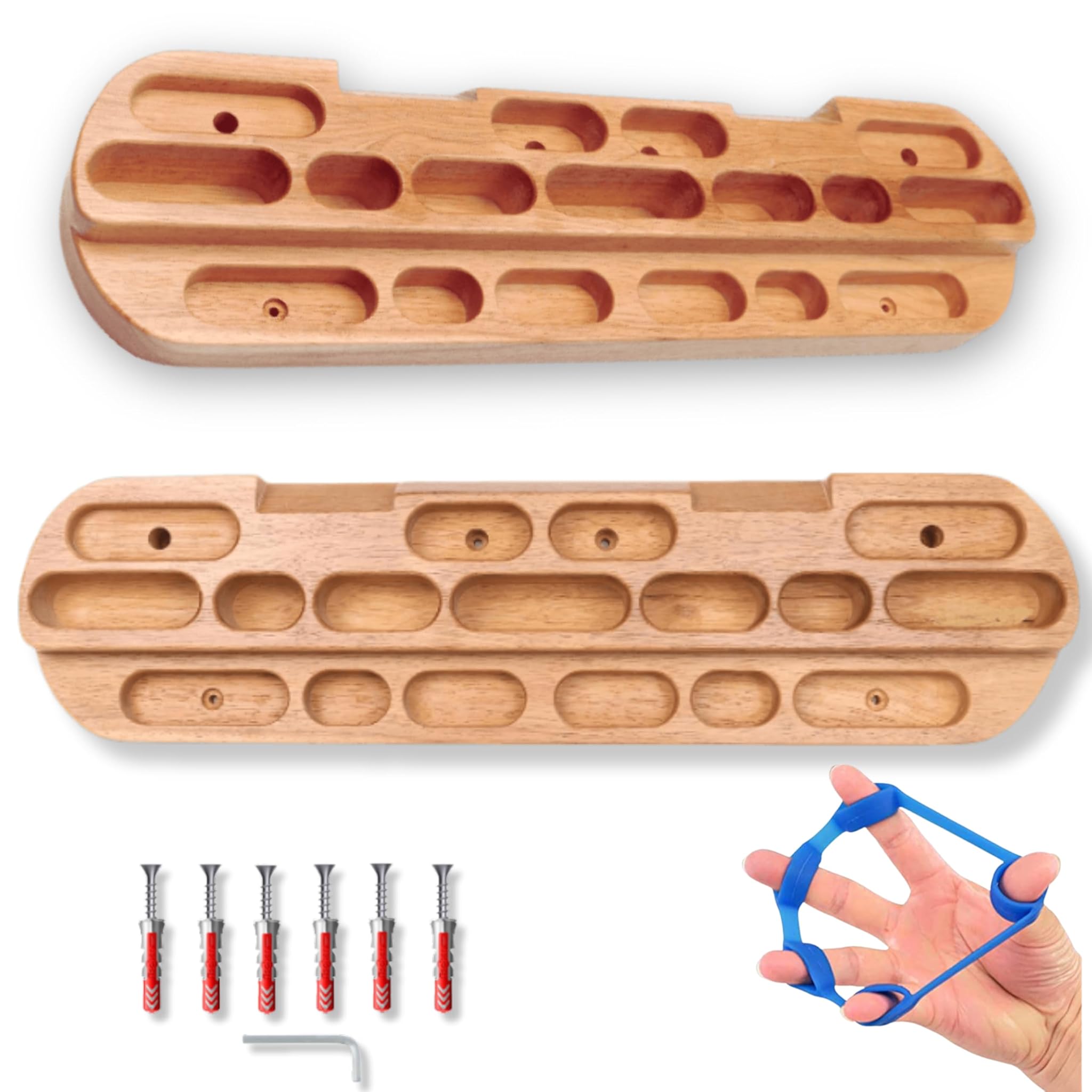 Hangboard Trave Arrampicata Legno Extra Large 60cm