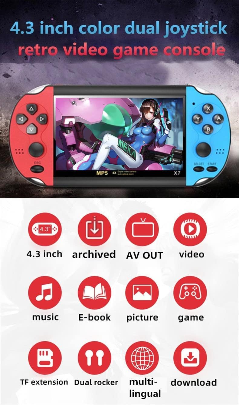 Hlf Console Videogiochi Portatile 4.3 Pollici - immagine 2