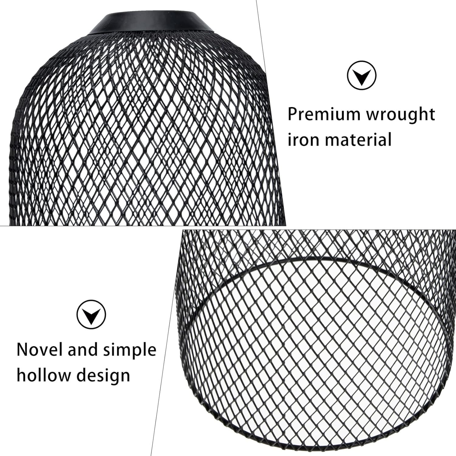 Mobestech Copertura per Luce Scavata 20x15cm, Nera - immagine 4