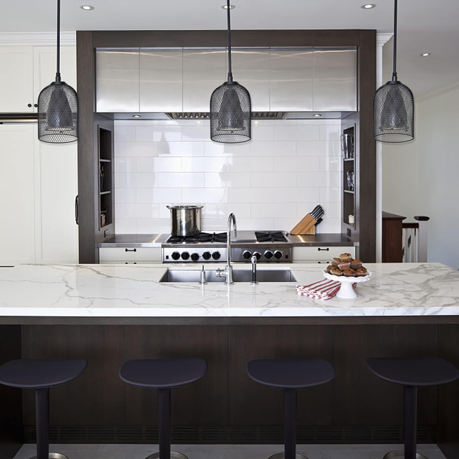 Mobestech Copertura per Luce Scavata 20x15cm, Nera - immagine 5