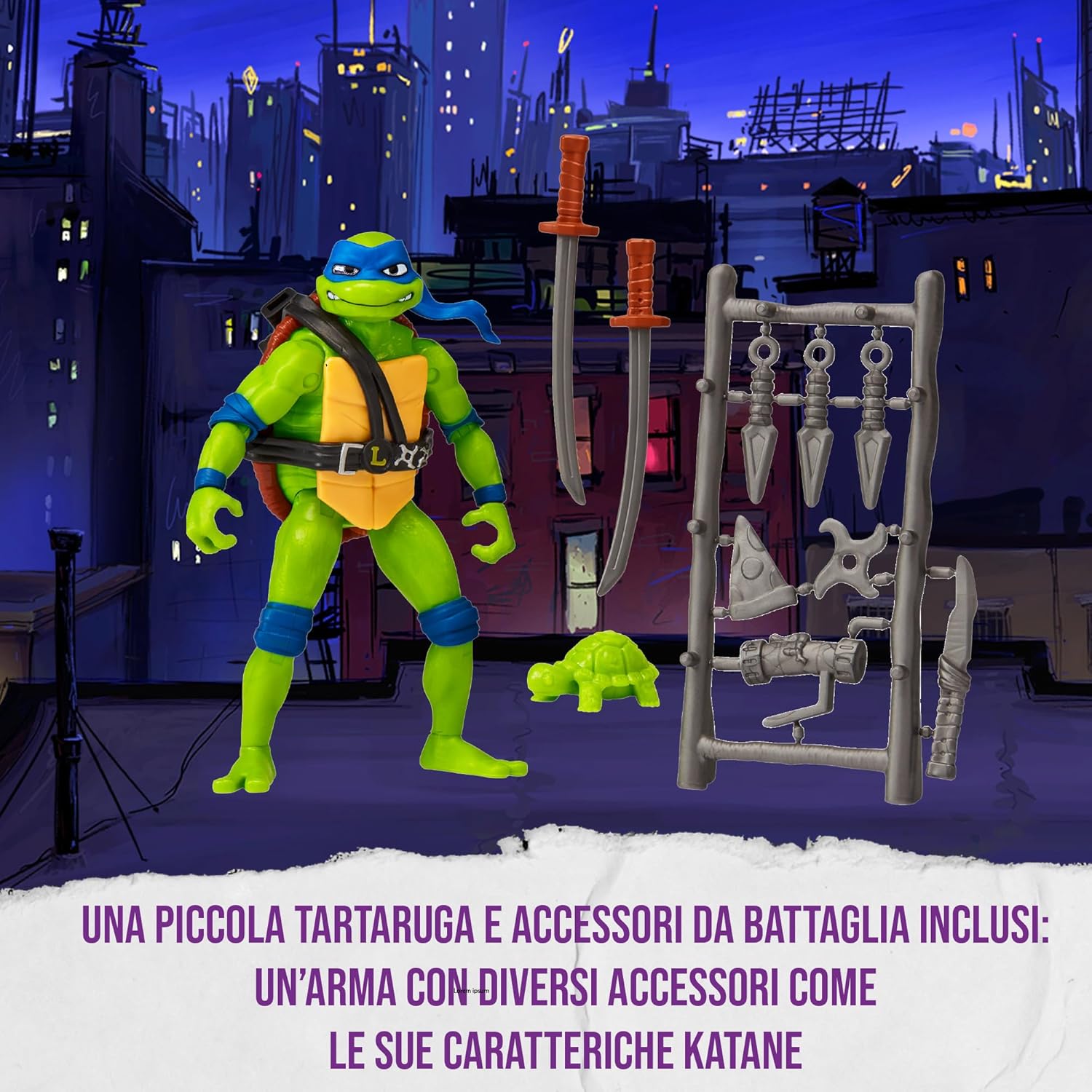 Giochi Preziosi - Leonardo Tartarughe Ninja Caos Mutante - immagine 6