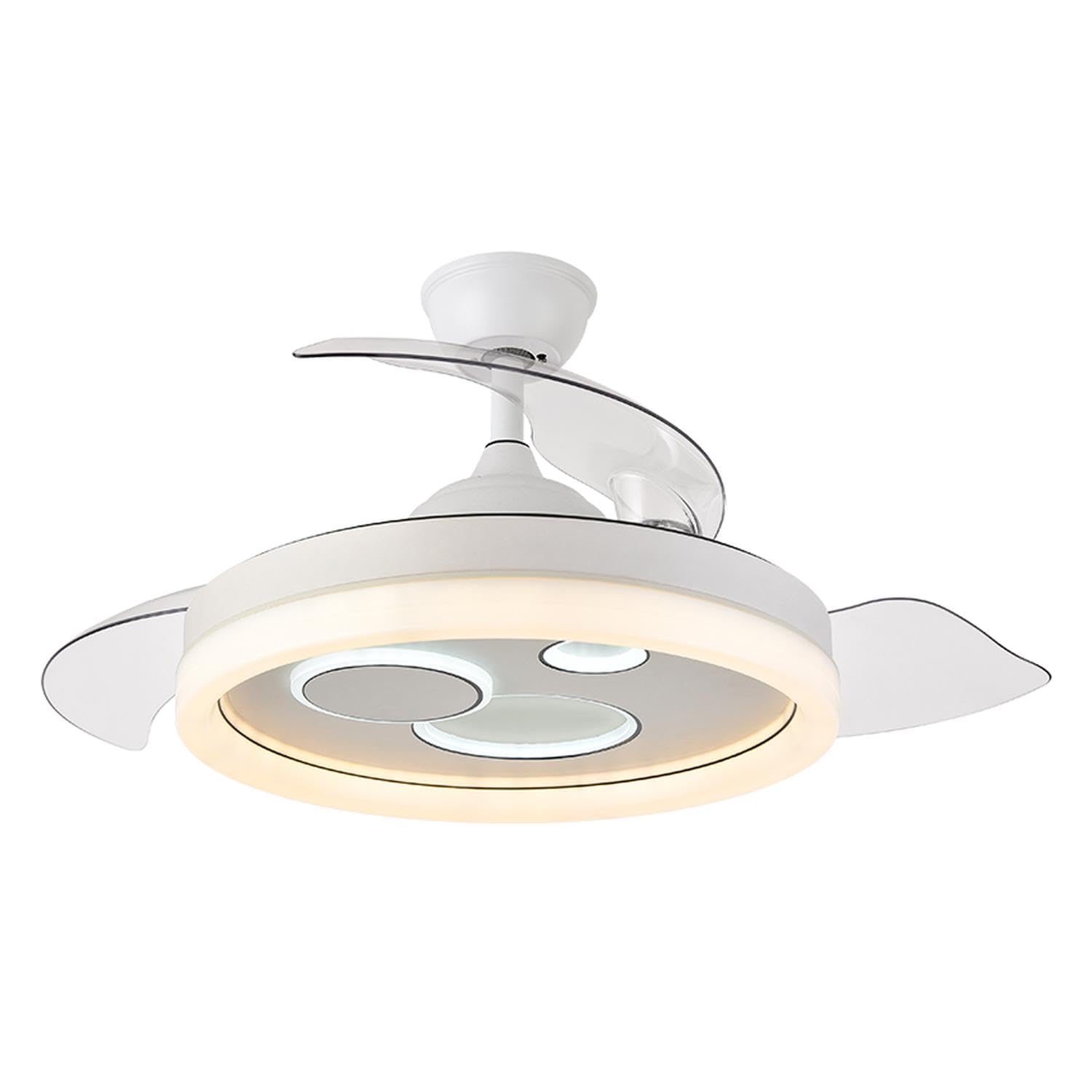 Eden Pulse Ventilatore Marrone 3 Pale con LED Integrato