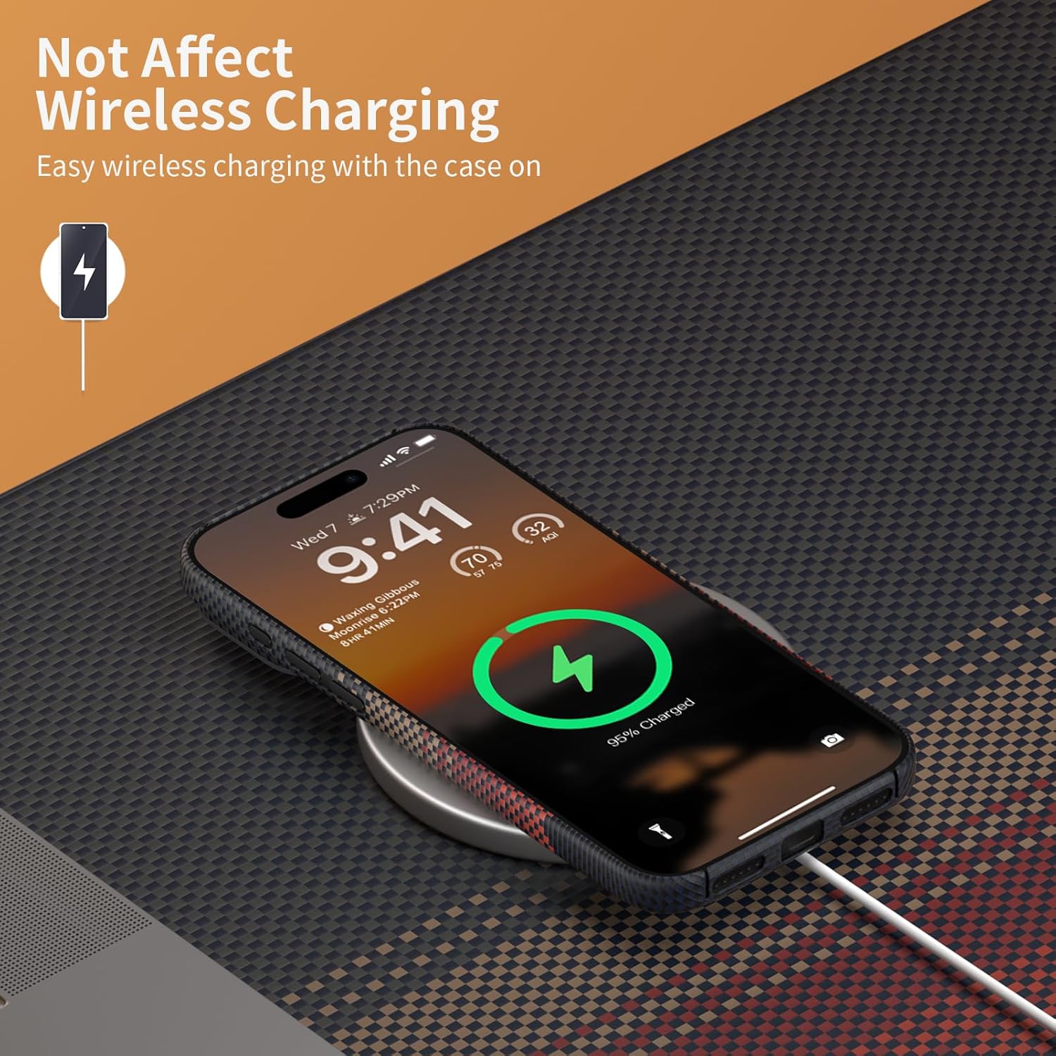 Memumi Custodia iPhone 17 Pro Max in Fibra Aramid 1500D - immagine 6