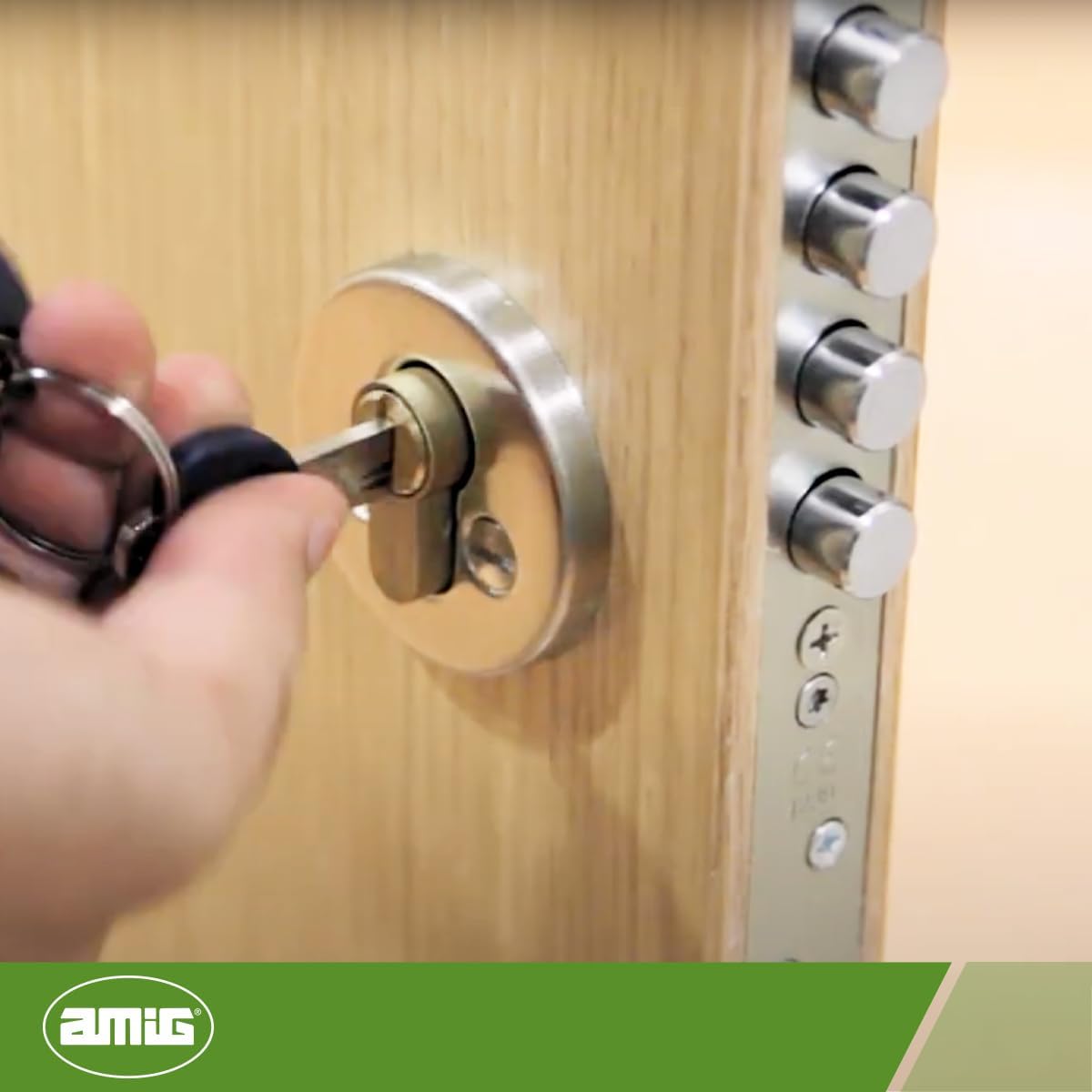 Amig - Serratura di Sicurezza a Cilindro 80mm - immagine 6