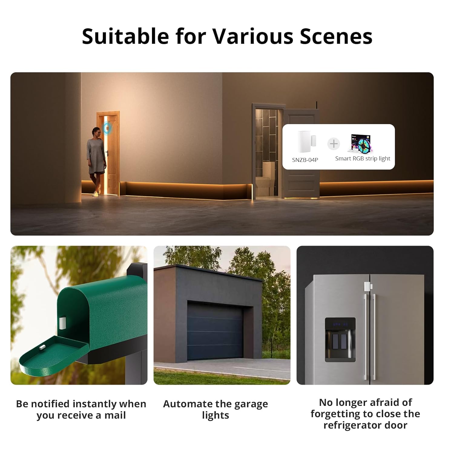 SONOFF SNZB-04P Sensore Zigbee per Porte e Finestre - immagine 4