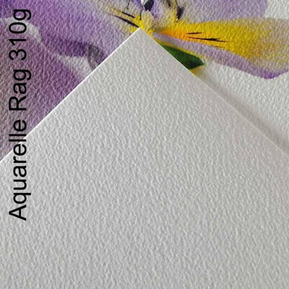 Canson Aquarelle Rag grana fine 310 gm 25 fogli A3 - immagine 2