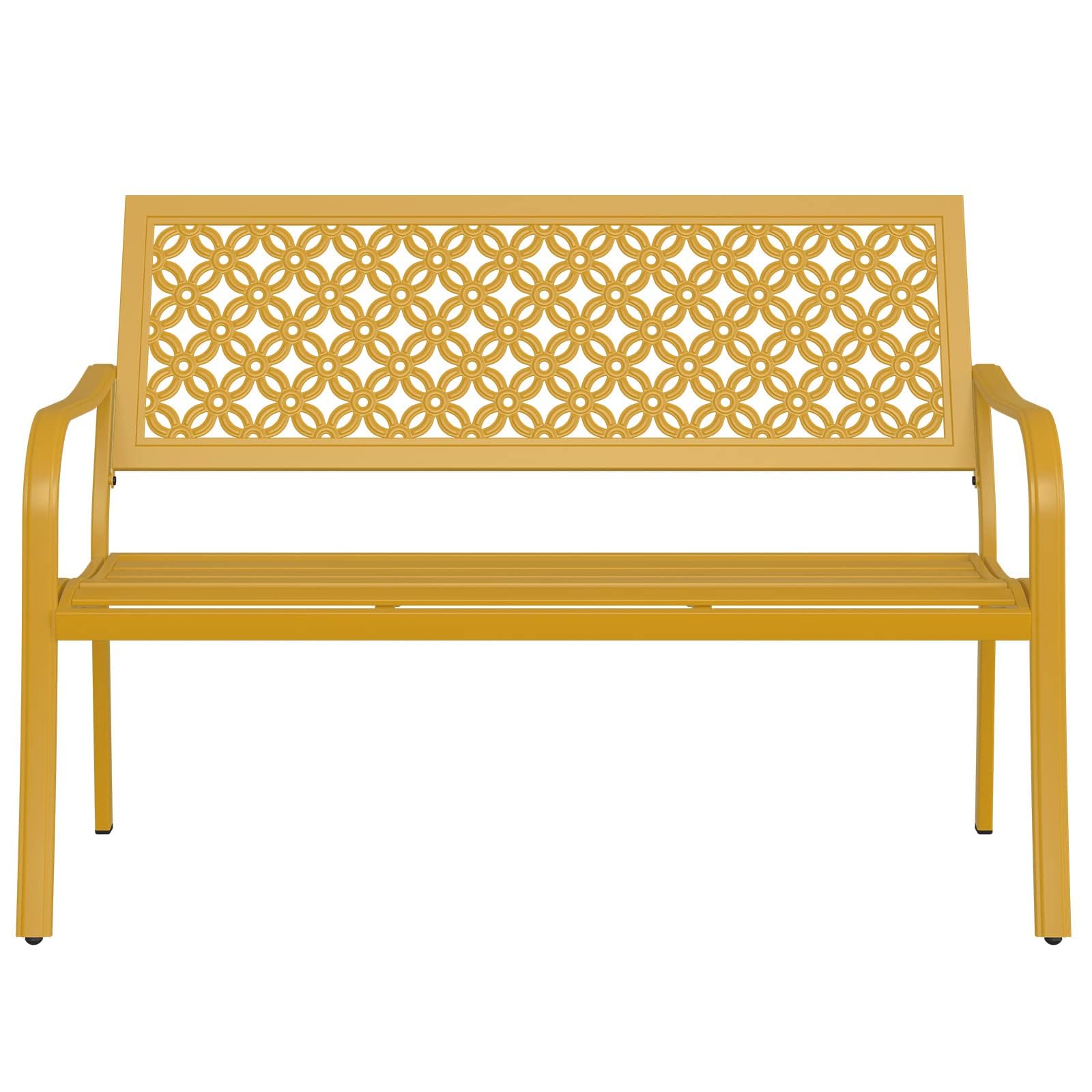 Grand Patio Panca da Giardino 2-3 Posti, Giallo