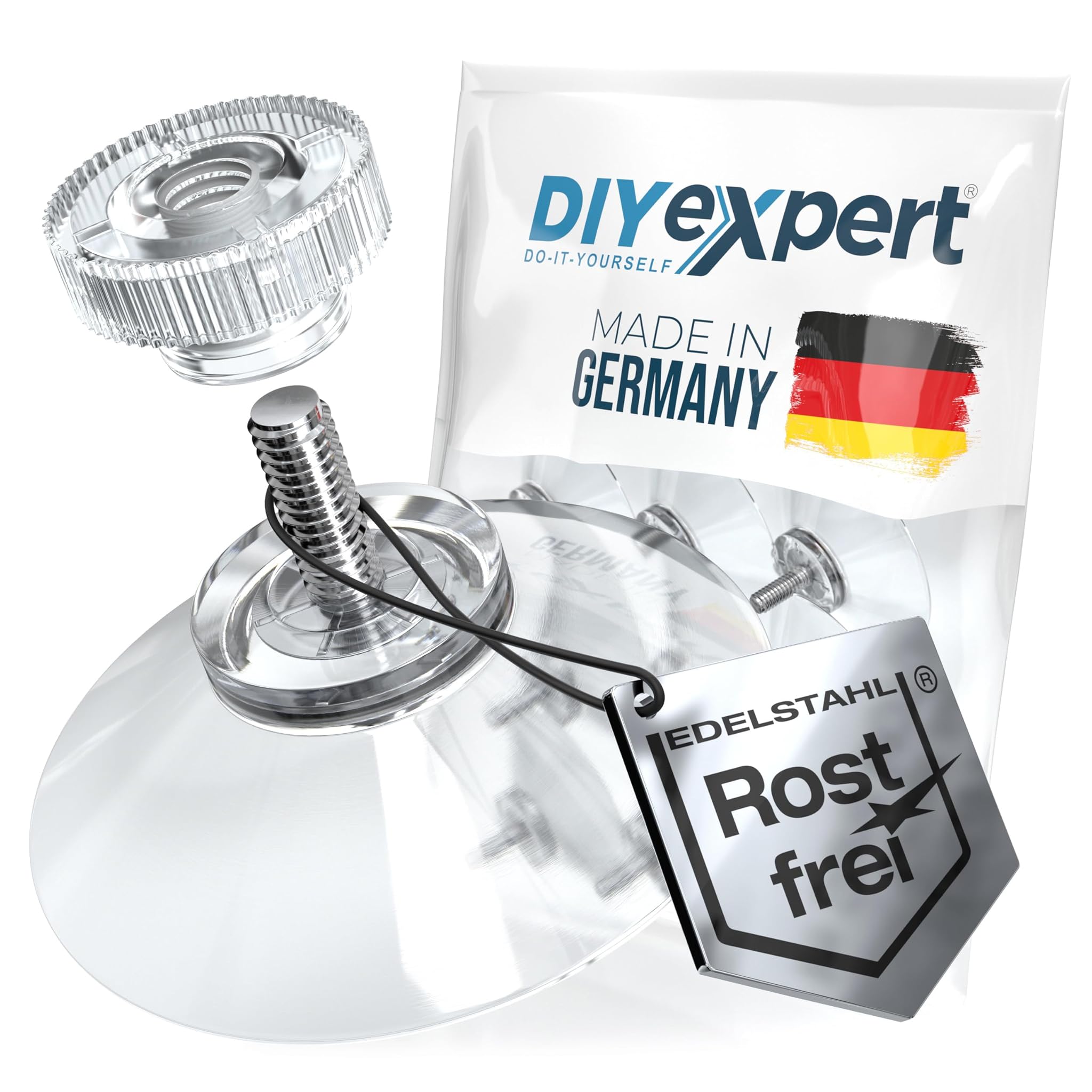 Diyexpert® - Ganci con Ventosa Diametro 40 mm, 12 Pezzi