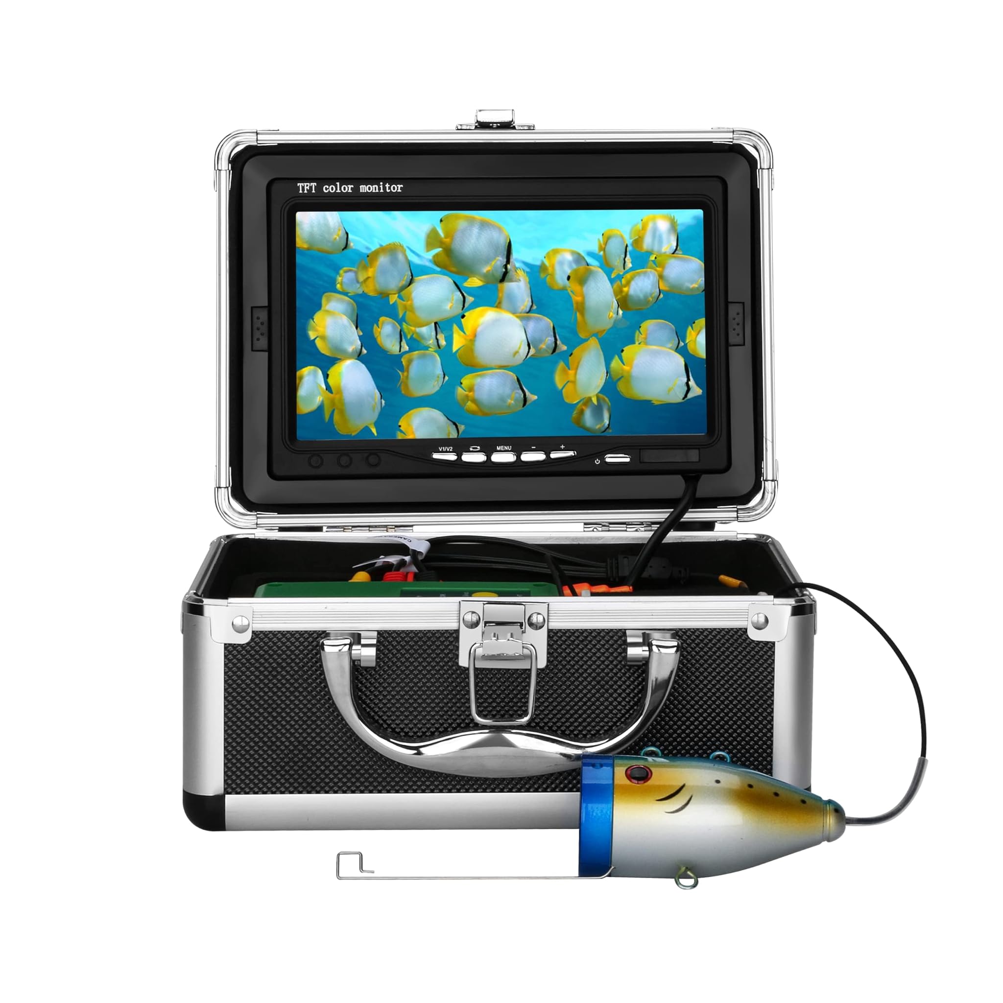 Ecoscandaglio da Pesca con Monitor 7" e Telecamera 15M