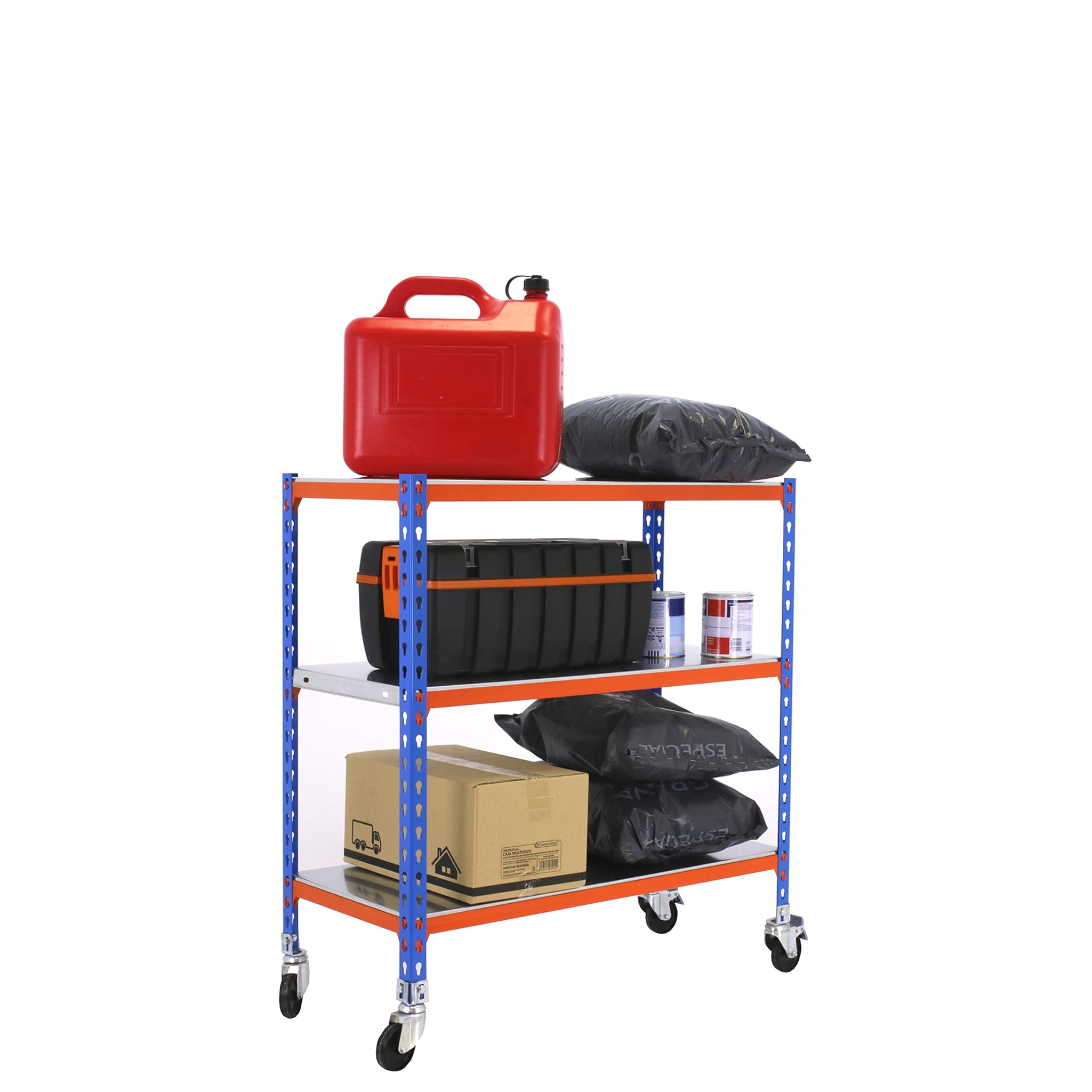 Simon Rack Scaffale Metallo Garage 3 Ripiani 975x1000x300mm