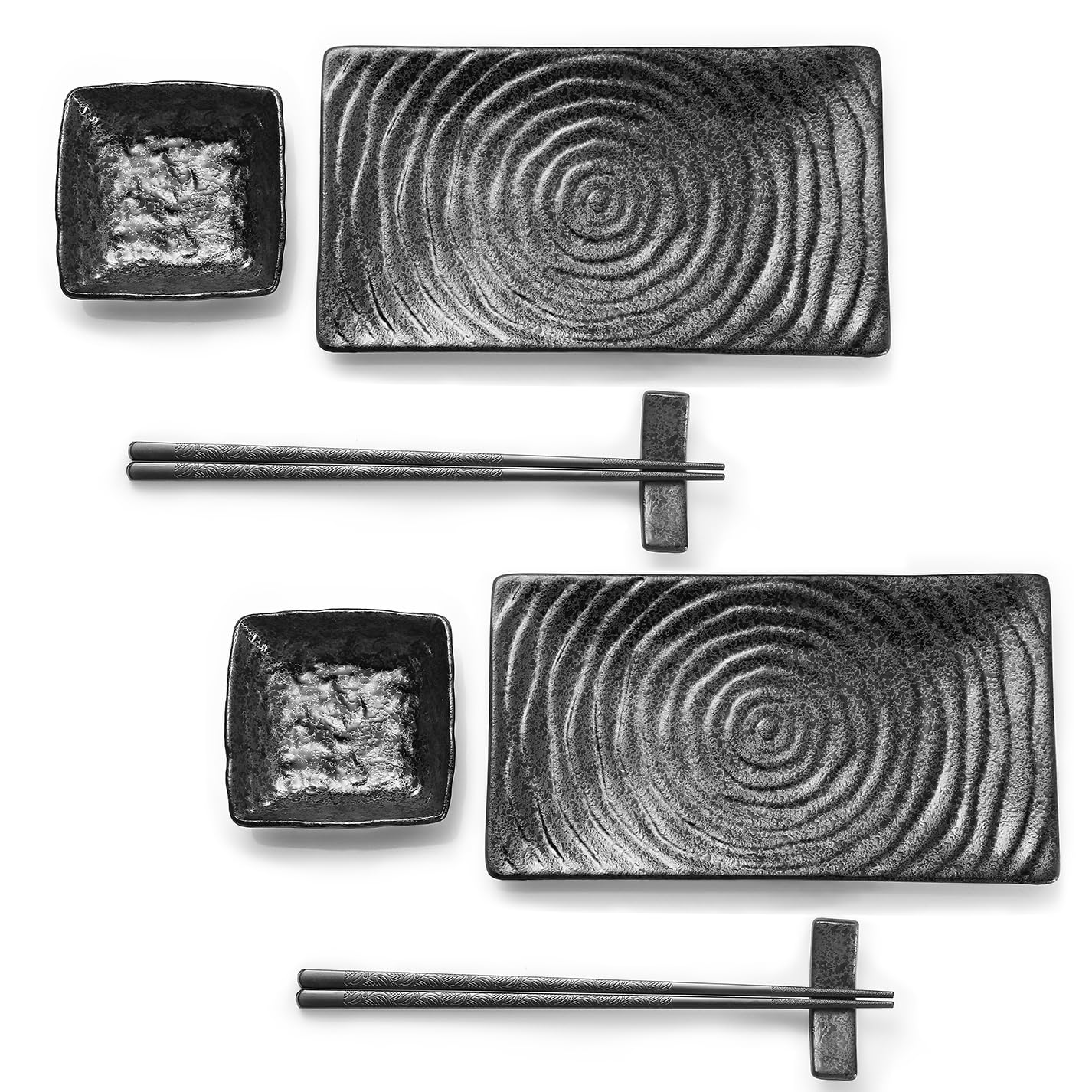 Youda Set Sushi Piatto in Ceramica 8 Pezzi