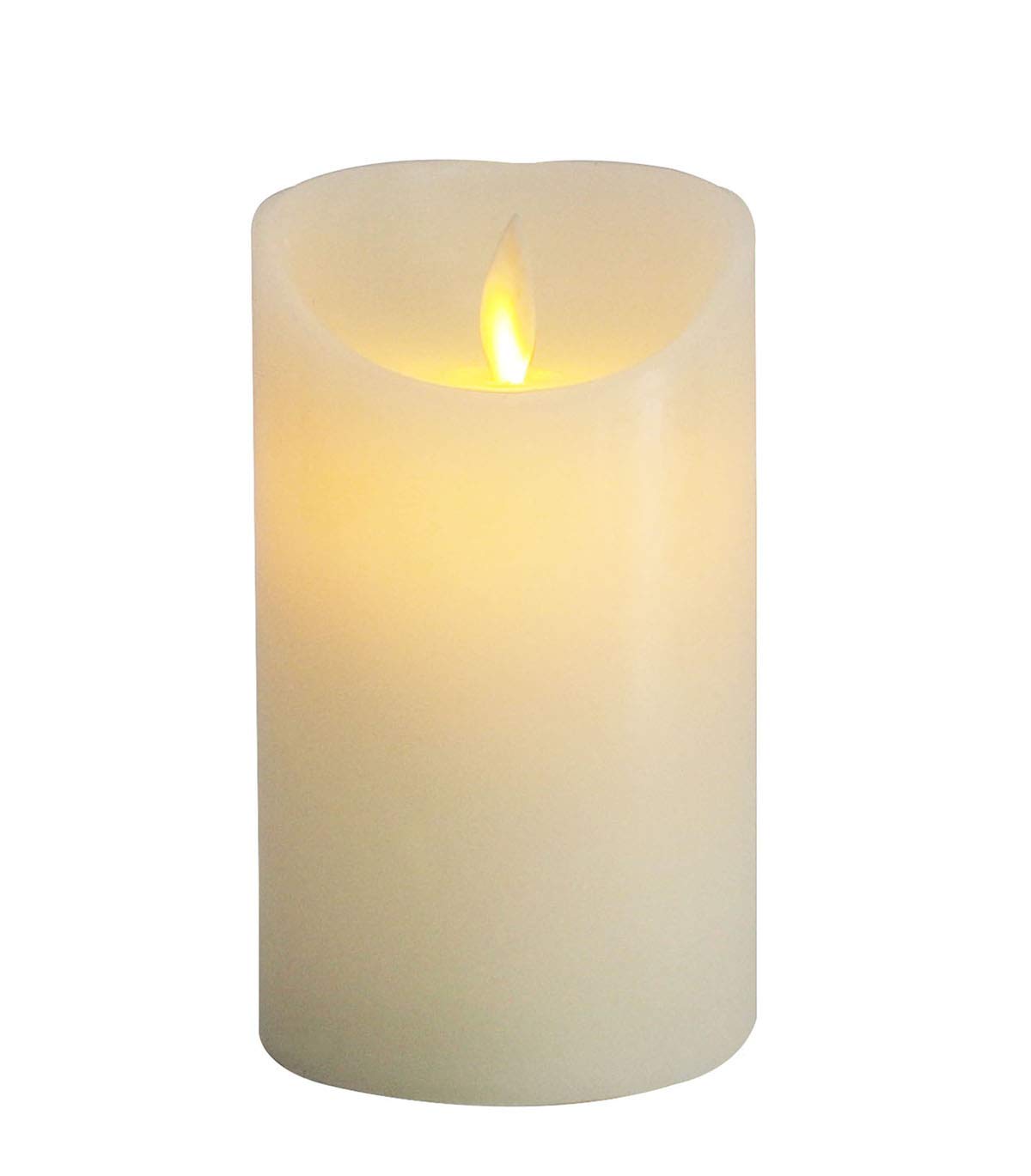 FUREIN Candele a LED in Cera Naturale 15x7cm