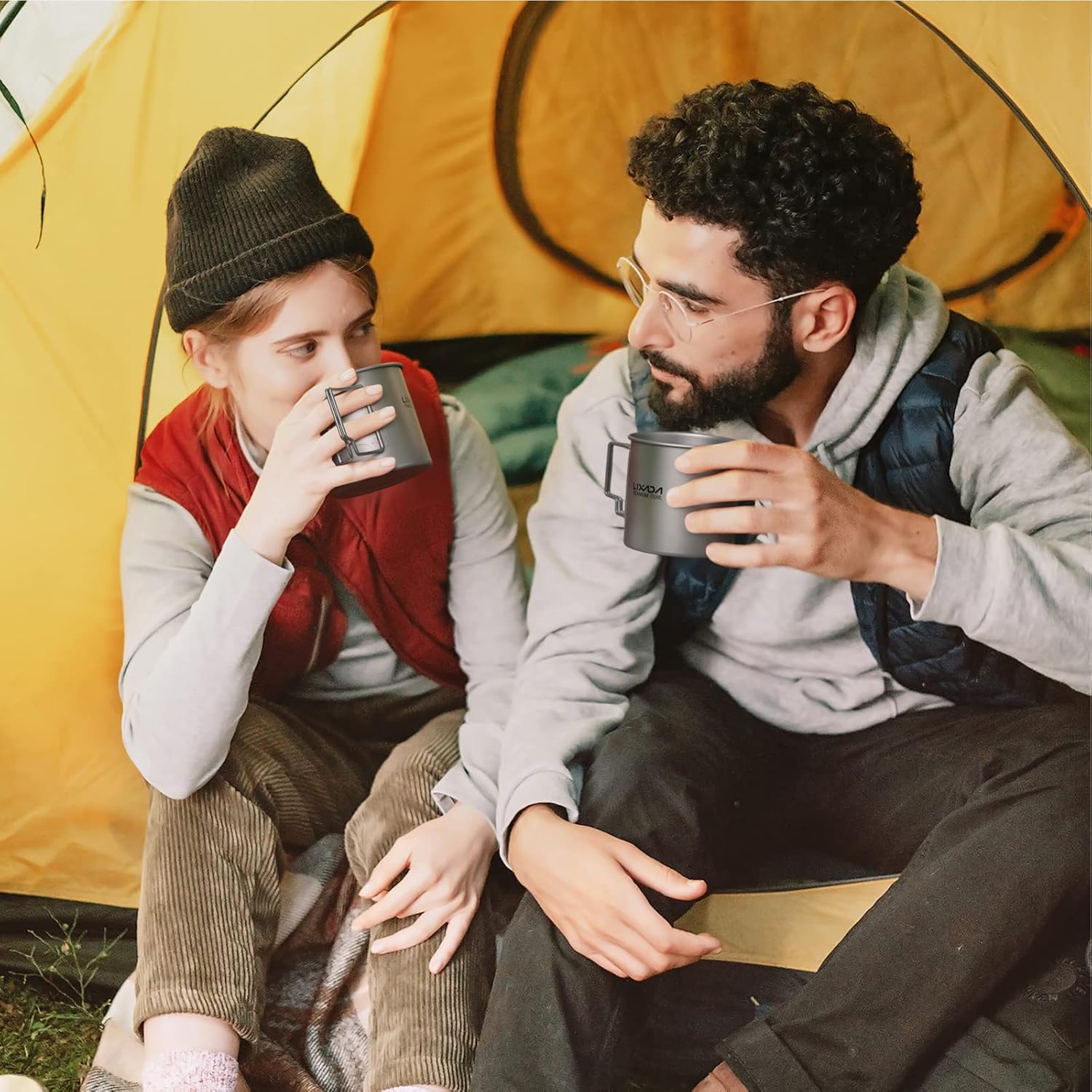 Lixada Titanium Cup Pot Ultralight 900ml - immagine 2