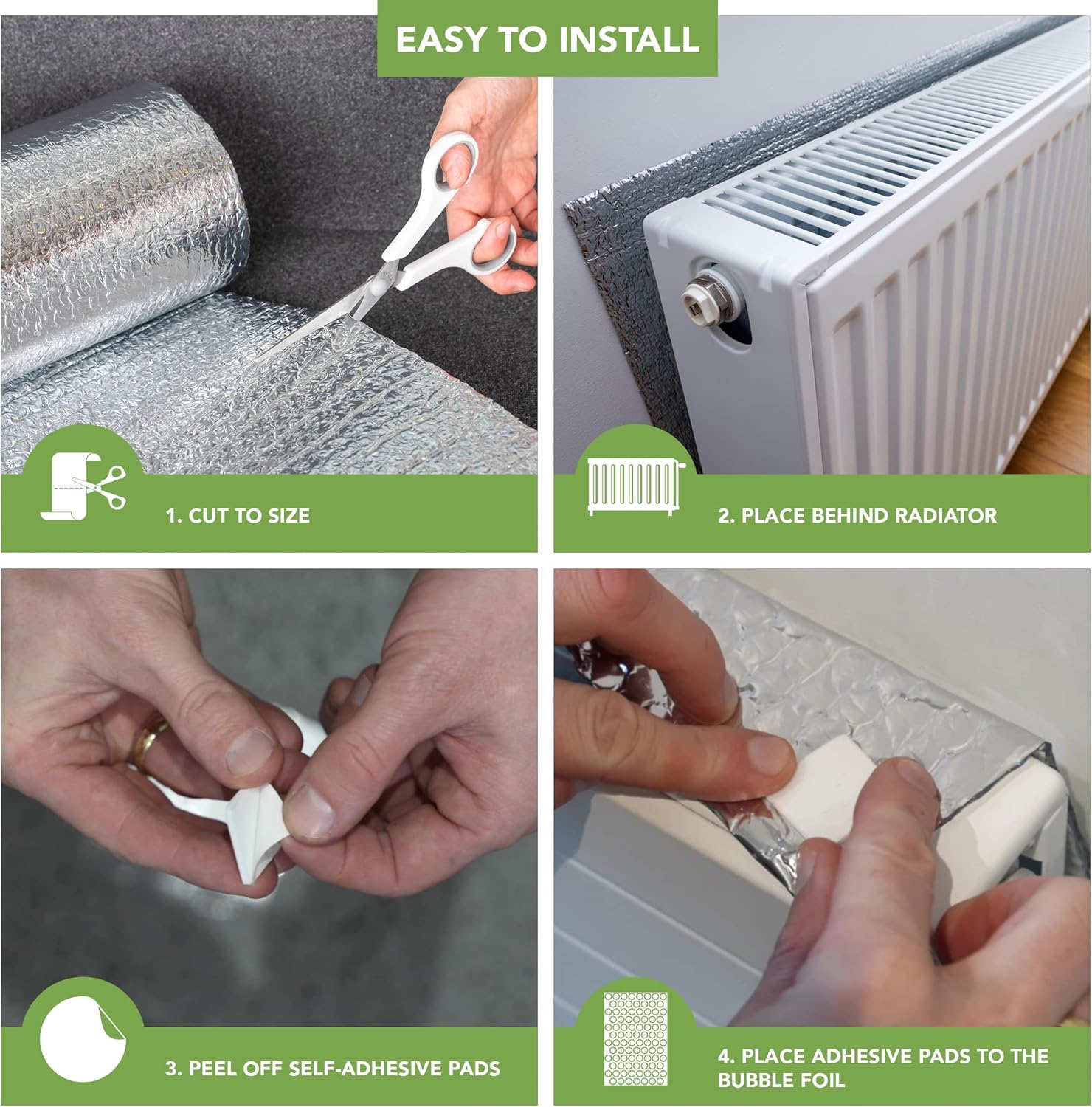 Blostm Pannelli Termoriflettenti Per Termosifoni 5m x 60cm - immagine 6