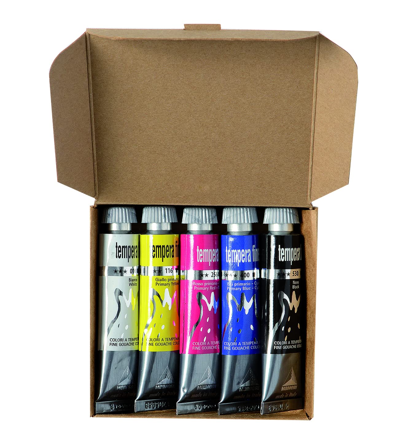 Maimeri Tempera Fine Set 5 Tubi 20ml