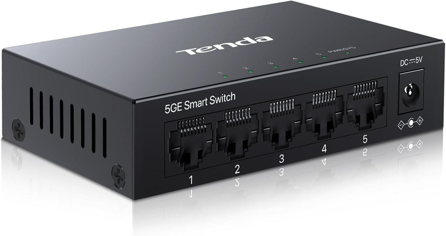 Tenda TEG205E - Switch Managed 5 Porte Gigabit RJ45 - immagine 1