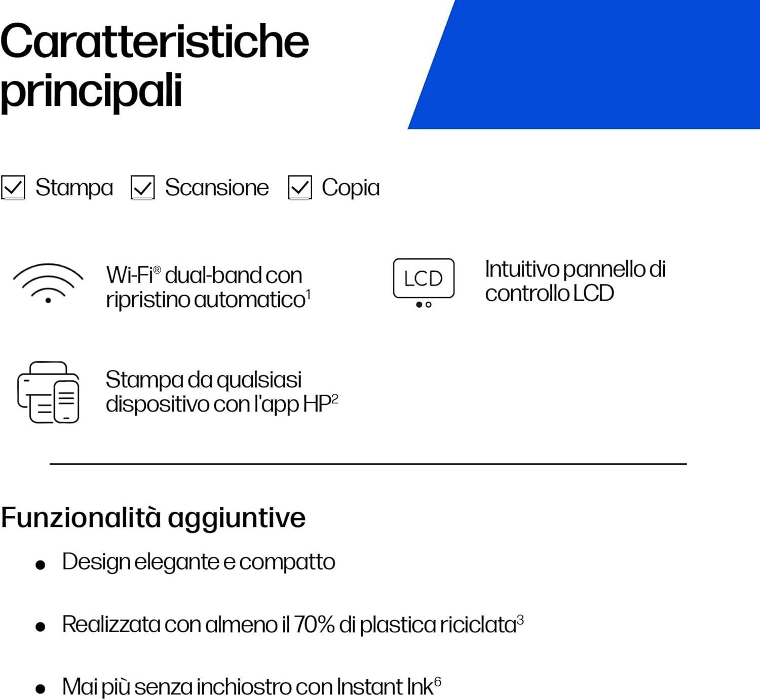 Hp DeskJet 2920 89F97B - Stampante Multifunzione A4, Nera - immagine 3