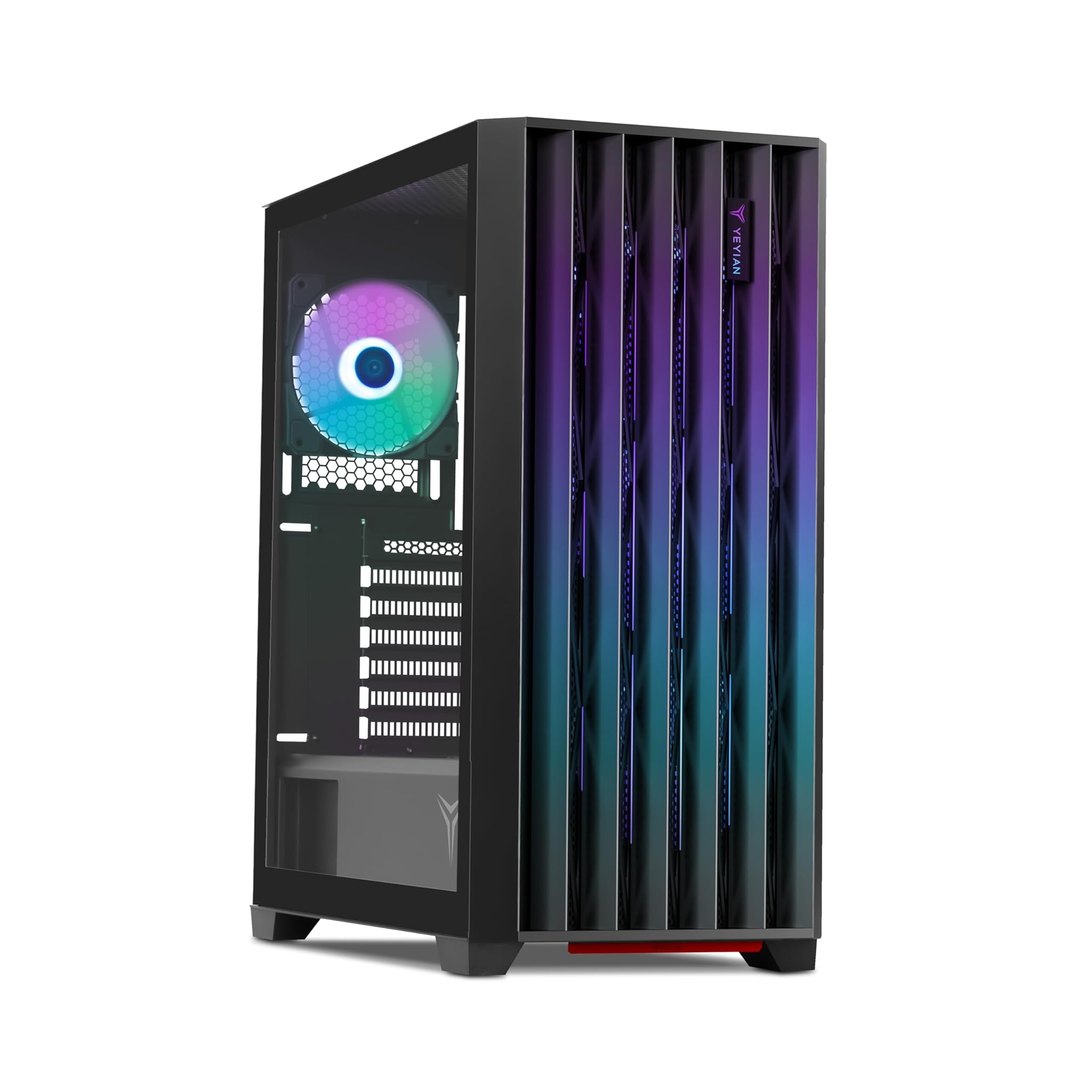 Yeyian Phoenix Gamer PC Case Mid Tower - 4 Ventole ARGB PWM