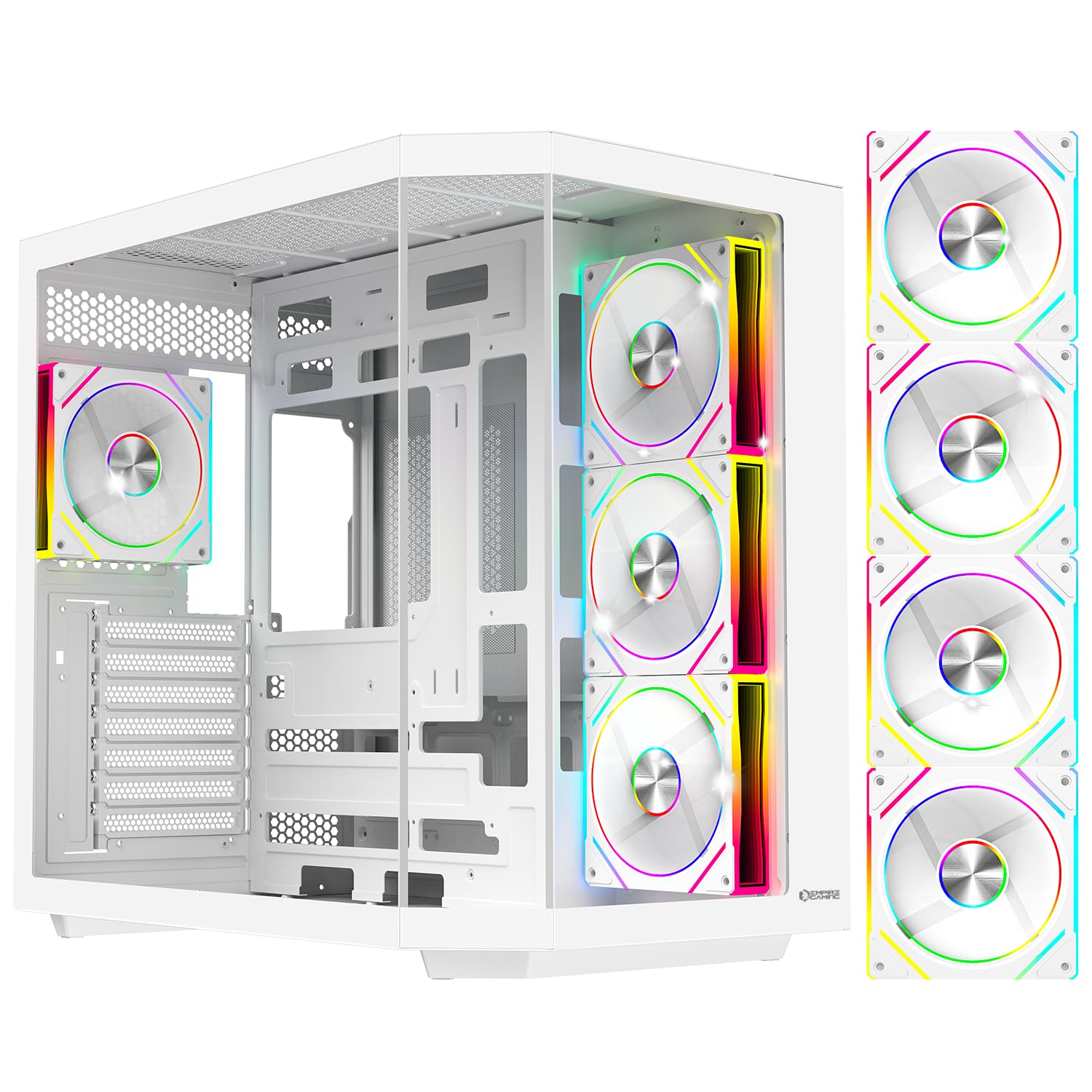 Empire Gaming ECL251 - Case PC Mid-Tower ATX Bianco