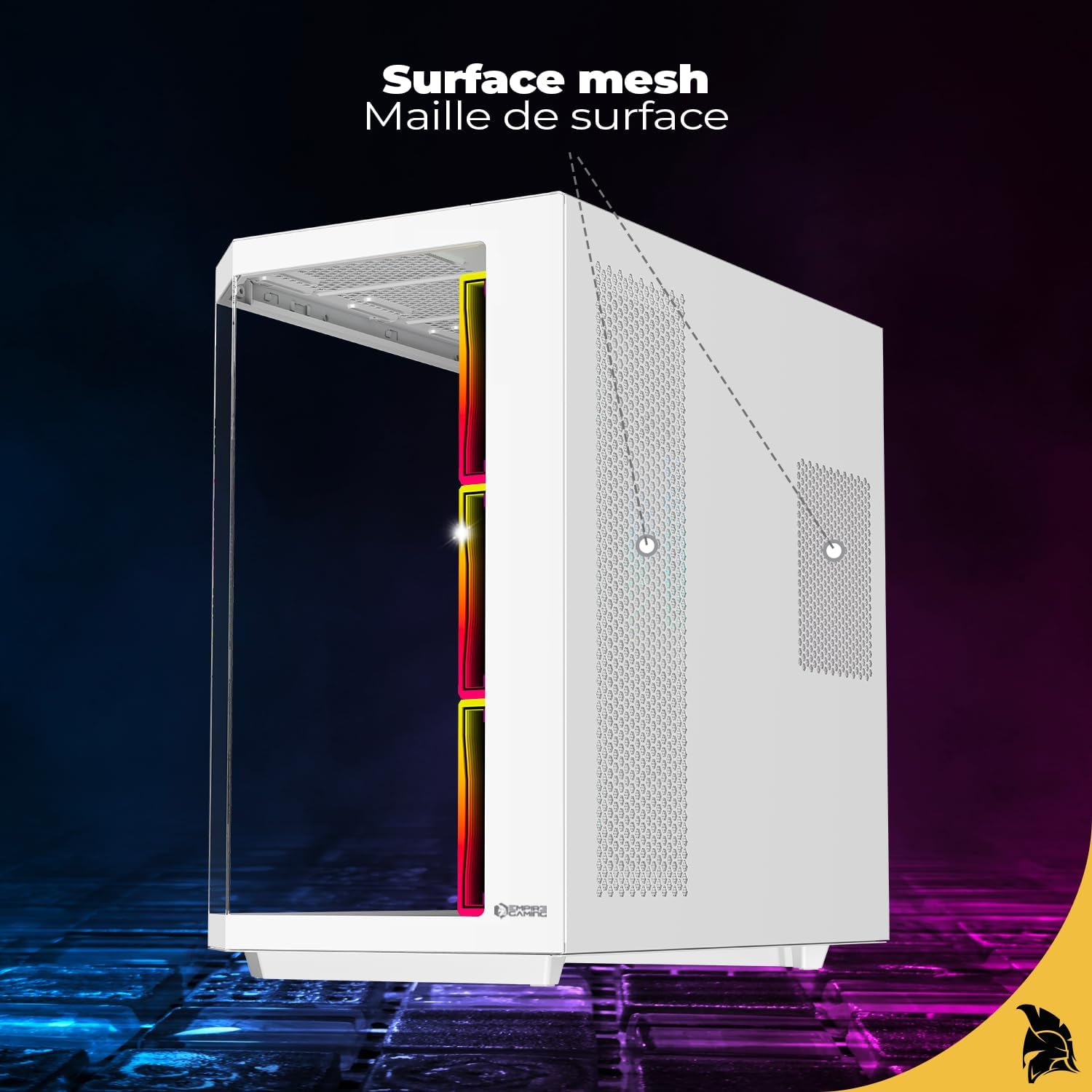 Empire Gaming ECL251 - Case PC Mid-Tower ATX Bianco - immagine 8