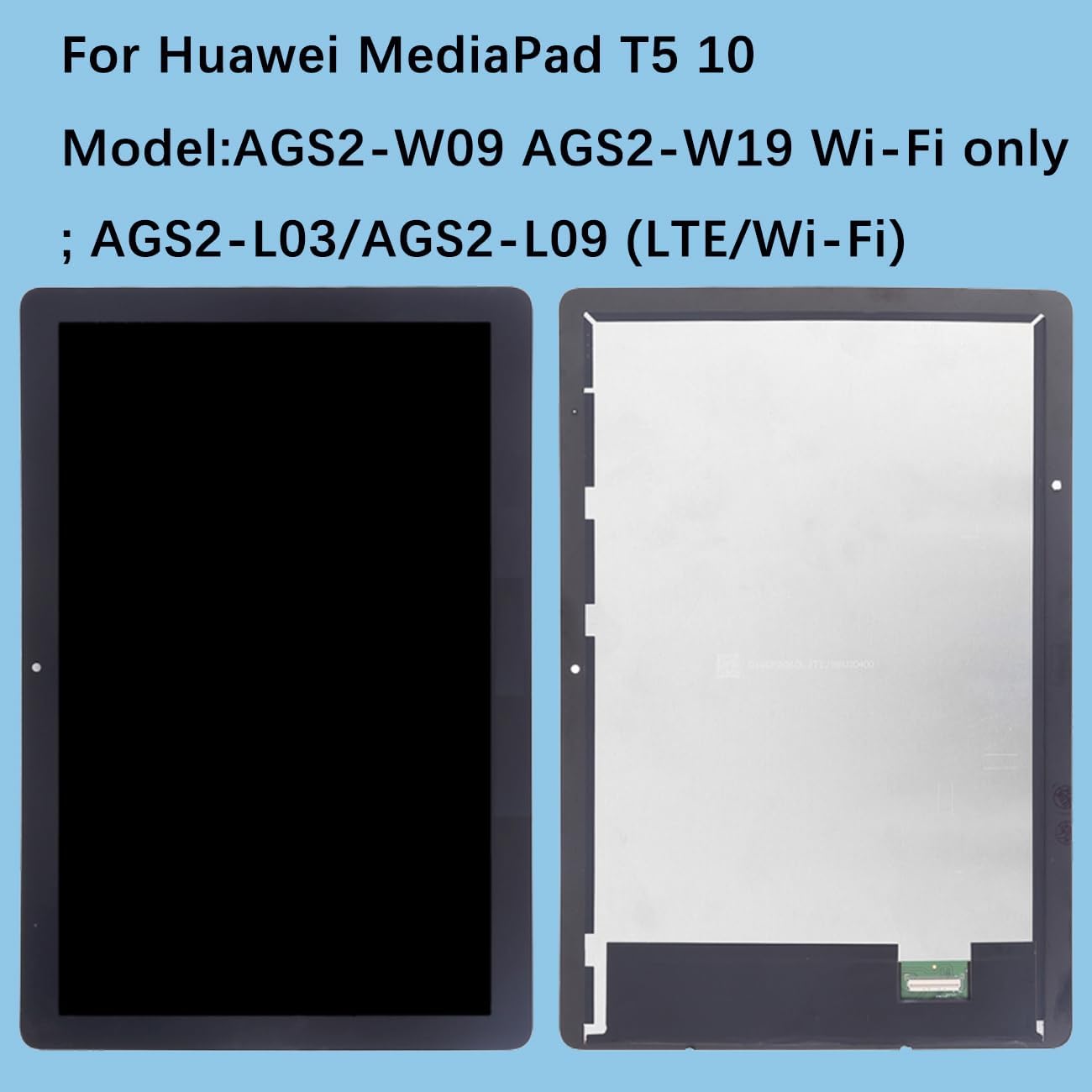 Schermo Display per Huawei MediaPad T5 10, Nero - immagine 2