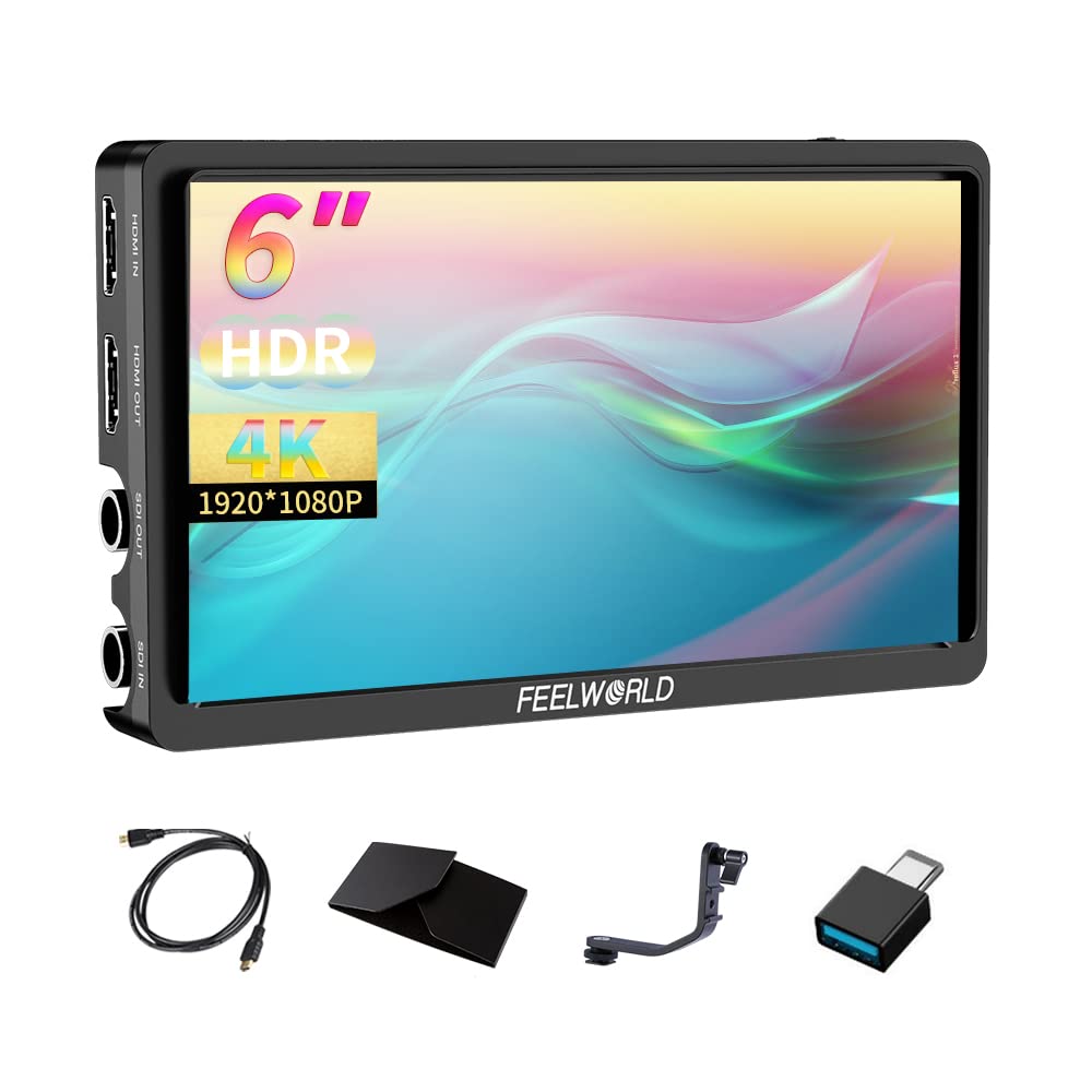Feelworld FW568S Monitor Campo DSLR 6" Full HD