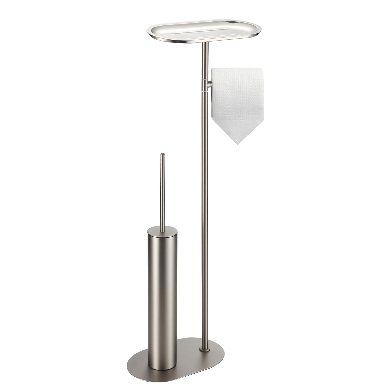 Bgl Set Scopino WC Autoportante con Porta Carta Igienica