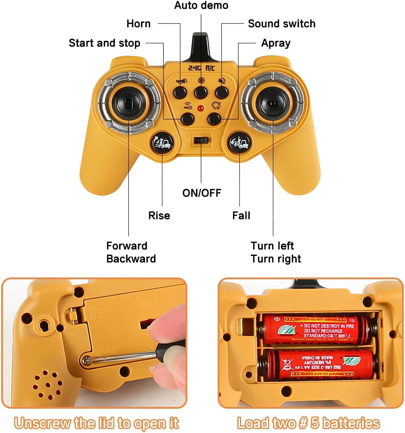 Mostop Carrello Elevatore Telecomandato 1/24 RC - immagine 5