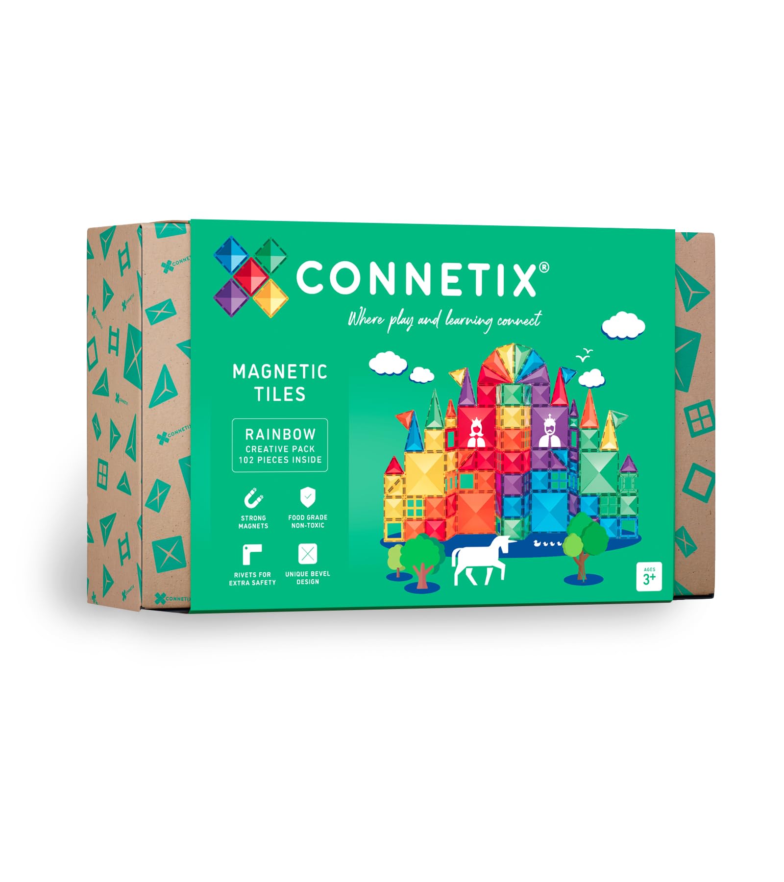 CONNETIX Arcobaleno Pacchetto Creativo 102 Pezzi