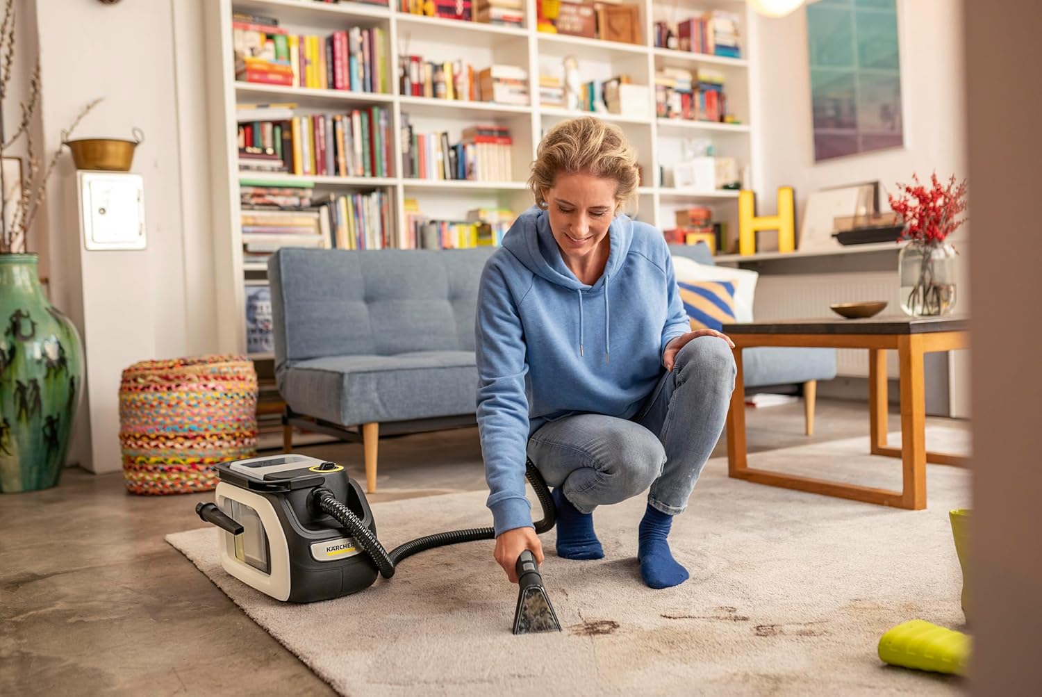 Kärcher SE 3-18 Compact White - Lavamoquette a Batteria - immagine 2