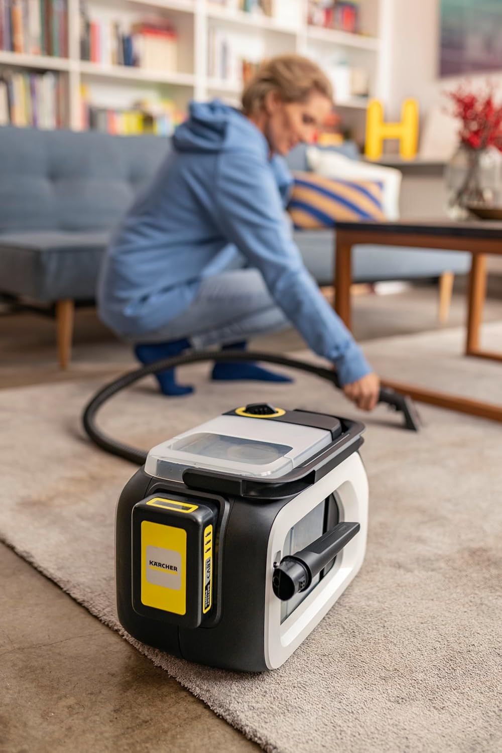 Kärcher SE 3-18 Compact White - Lavamoquette a Batteria - immagine 6