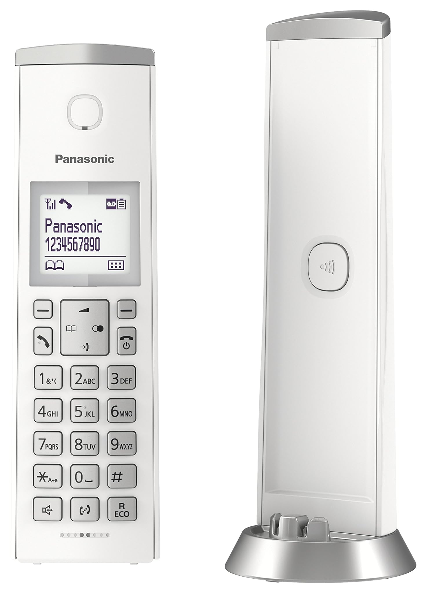 Panasonic KX-TGK220JTW - Telefono Cordless DECT con Segreteria, Bianco