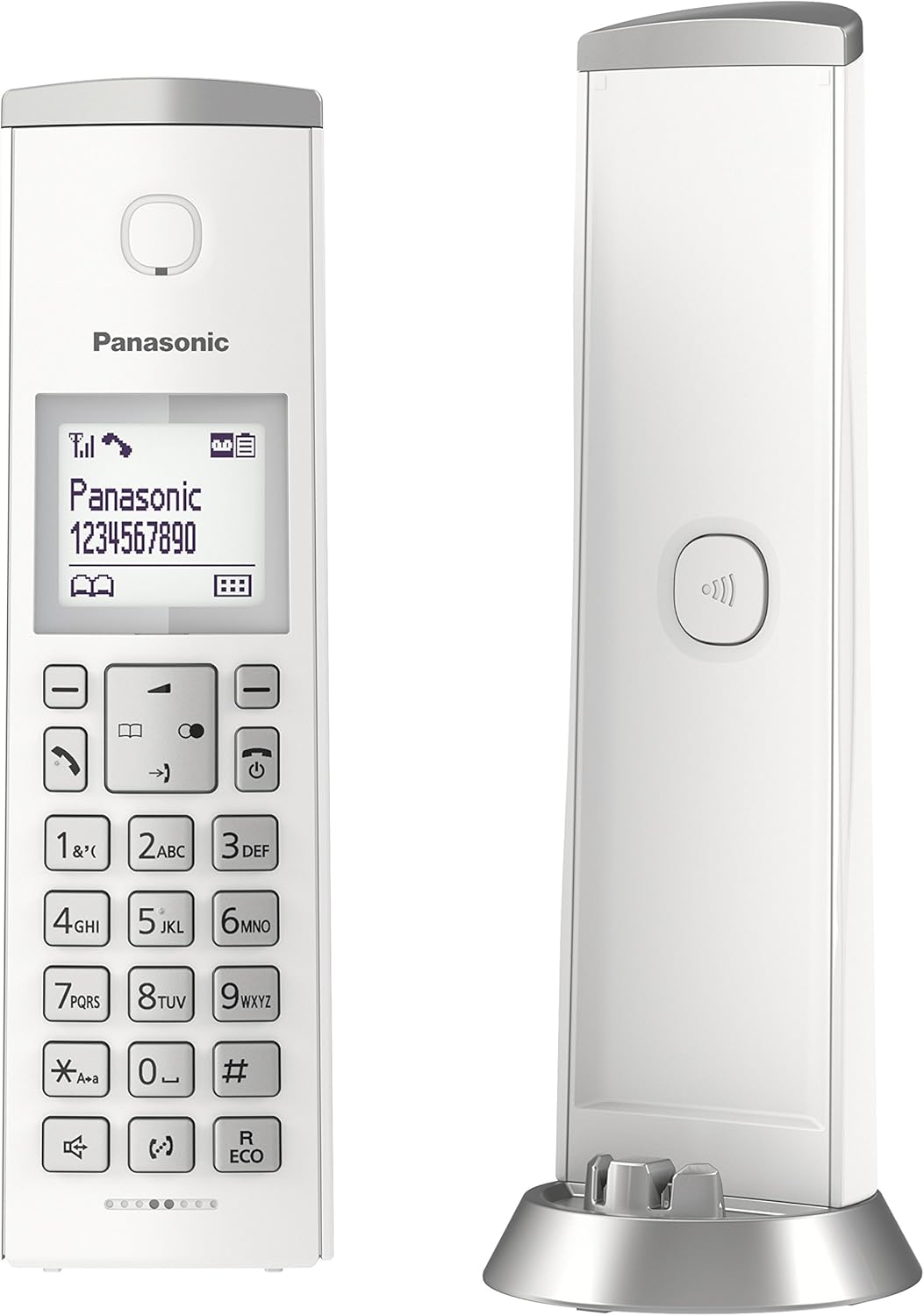 Panasonic KX-TGK220JTW - Telefono Cordless DECT con Segreteria, Bianco - immagine 1