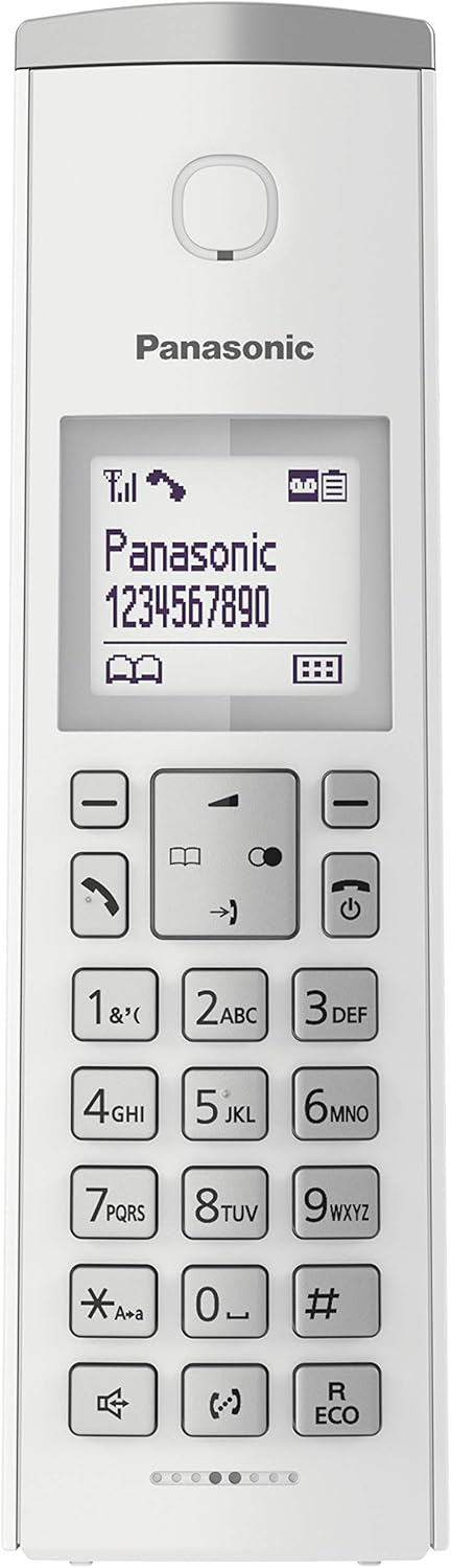 Panasonic KX-TGK220JTW - Telefono Cordless DECT con Segreteria, Bianco - immagine 3