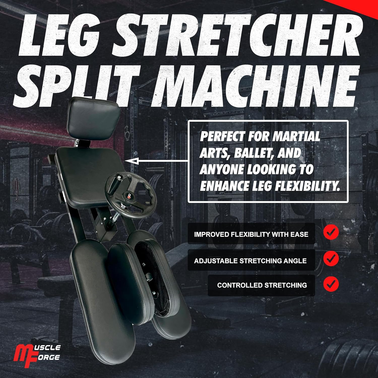 Muscleforge® Divaricatore Gambe Professionale - immagine 2