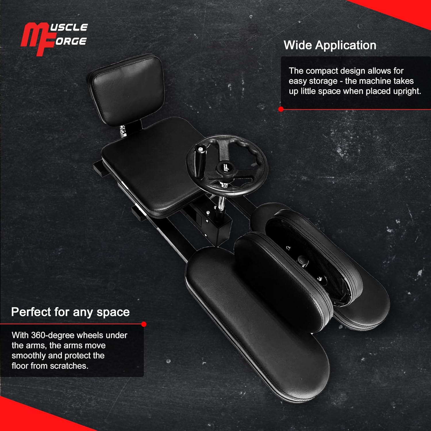 Muscleforge® Divaricatore Gambe Professionale - immagine 4