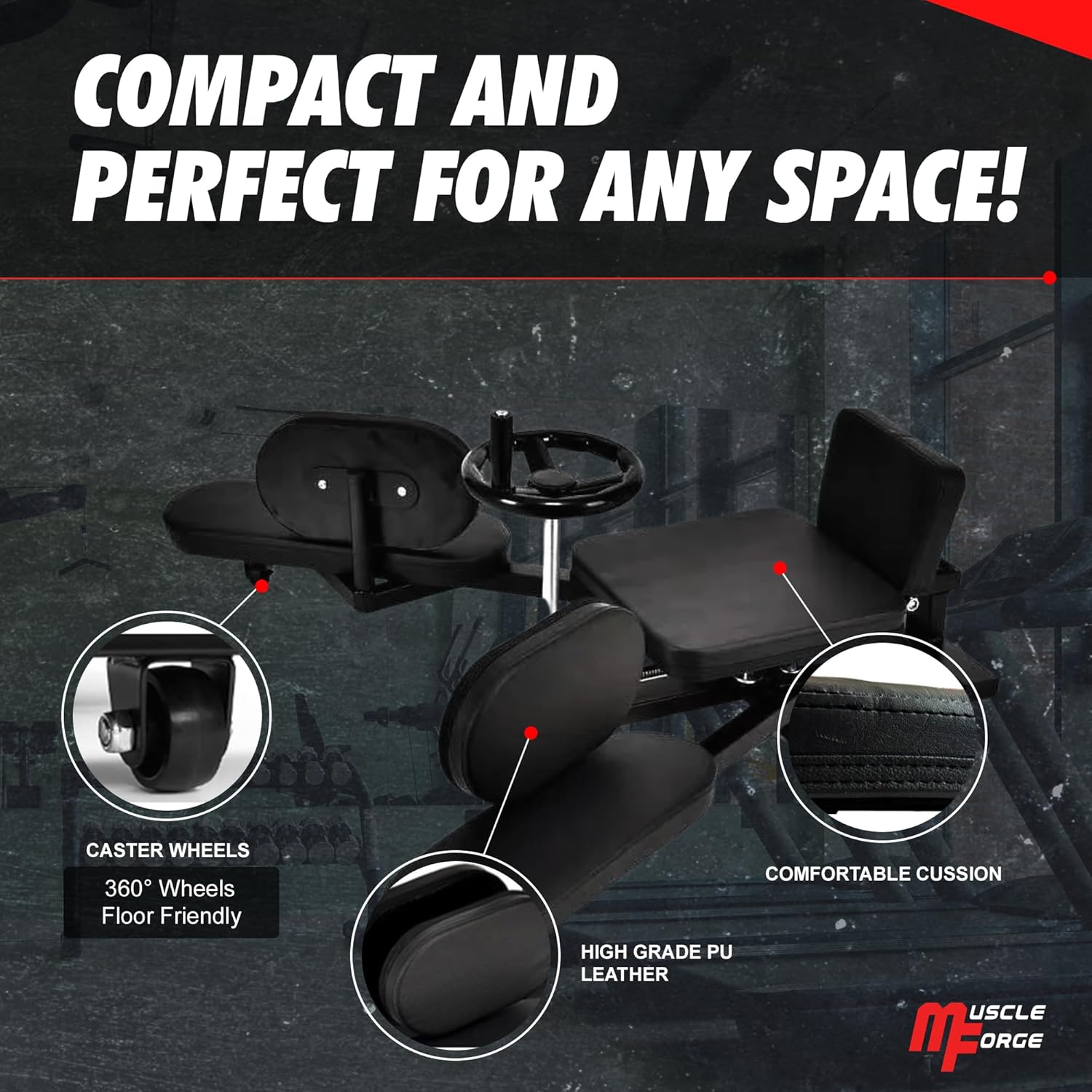 Muscleforge® Divaricatore Gambe Professionale - immagine 6