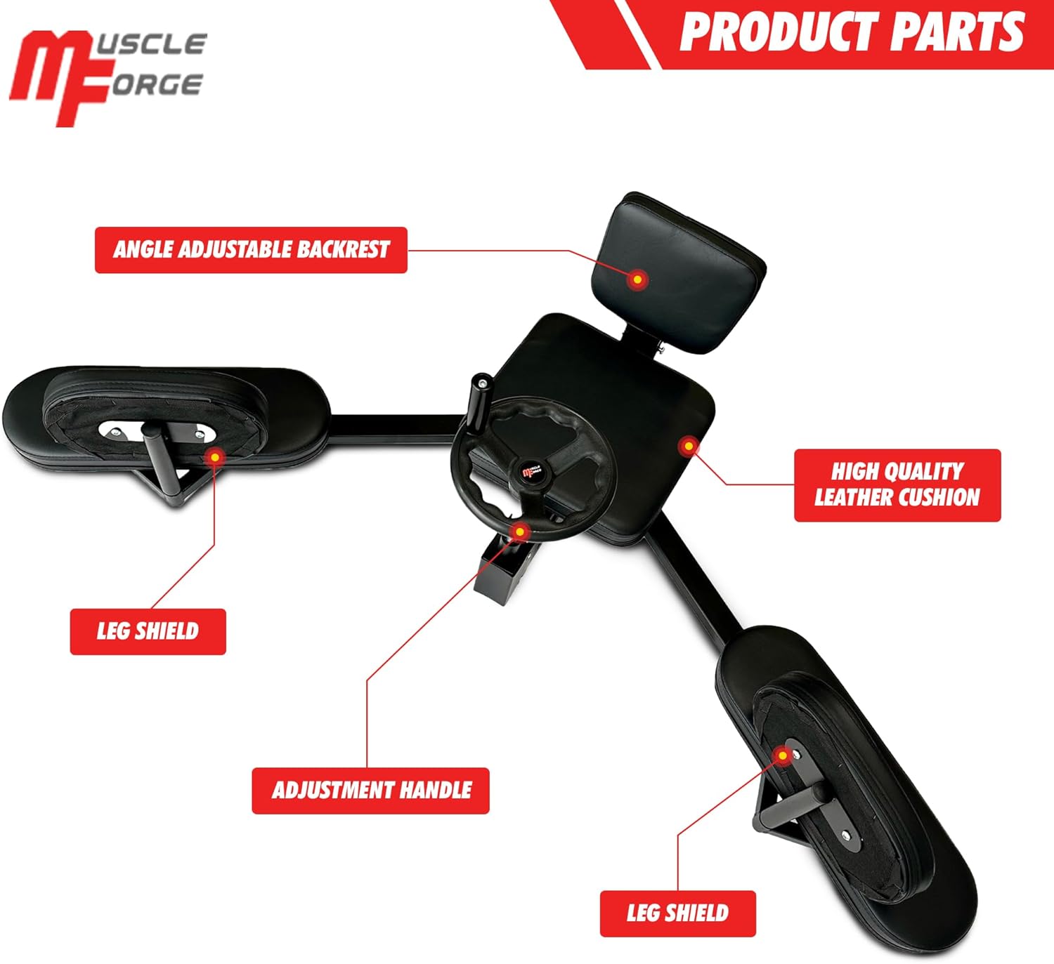 Muscleforge® Divaricatore Gambe Professionale - immagine 7
