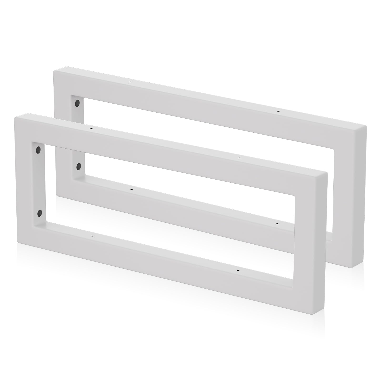 Mordx 2 Supporti da Parete per Lavabo, Bianco 40cm