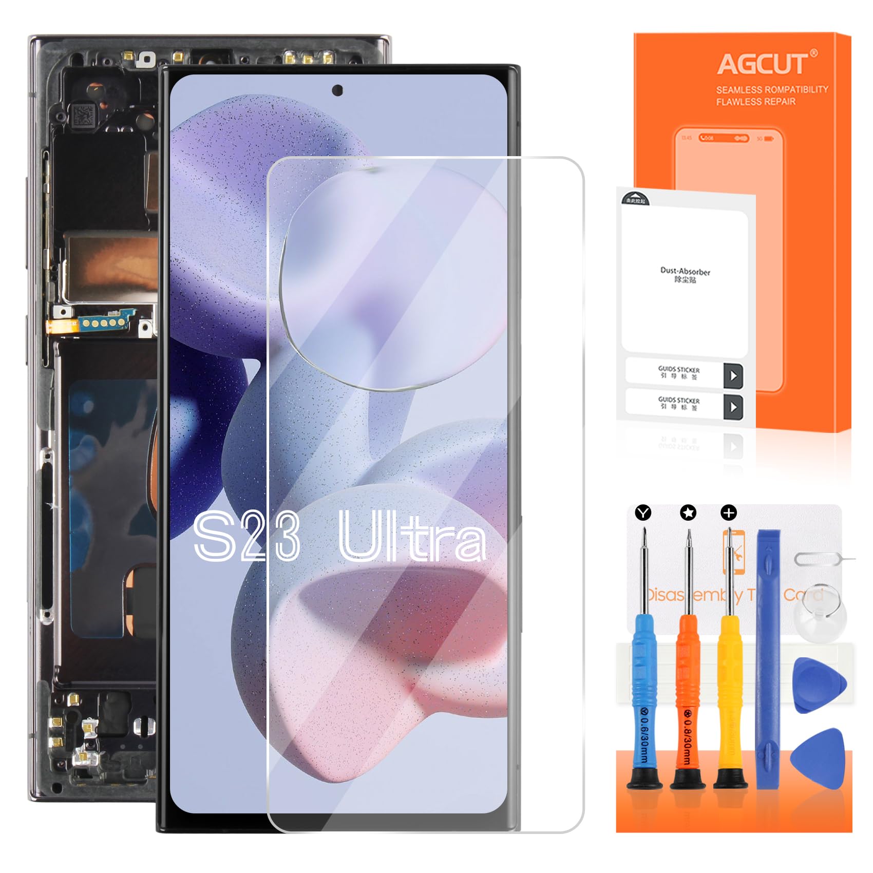 AGCUT Display OLED LCD per Samsung Galaxy S23 Ultra 5G