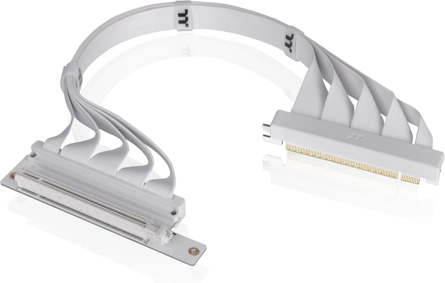 Thermaltake Cavo Riser PCIe 4.0 400mm Bianco - immagine 2