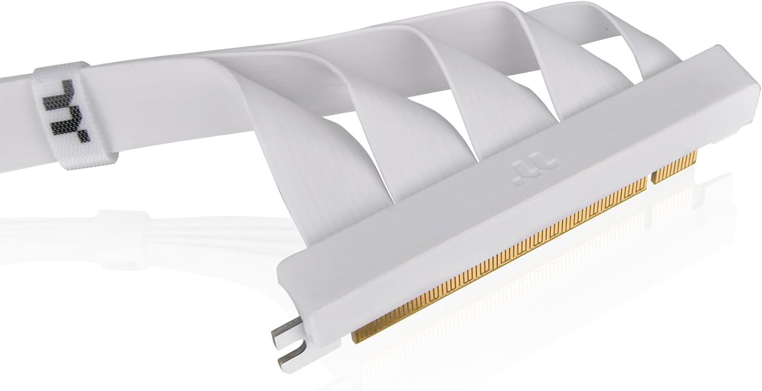 Thermaltake Cavo Riser PCIe 4.0 400mm Bianco - immagine 4