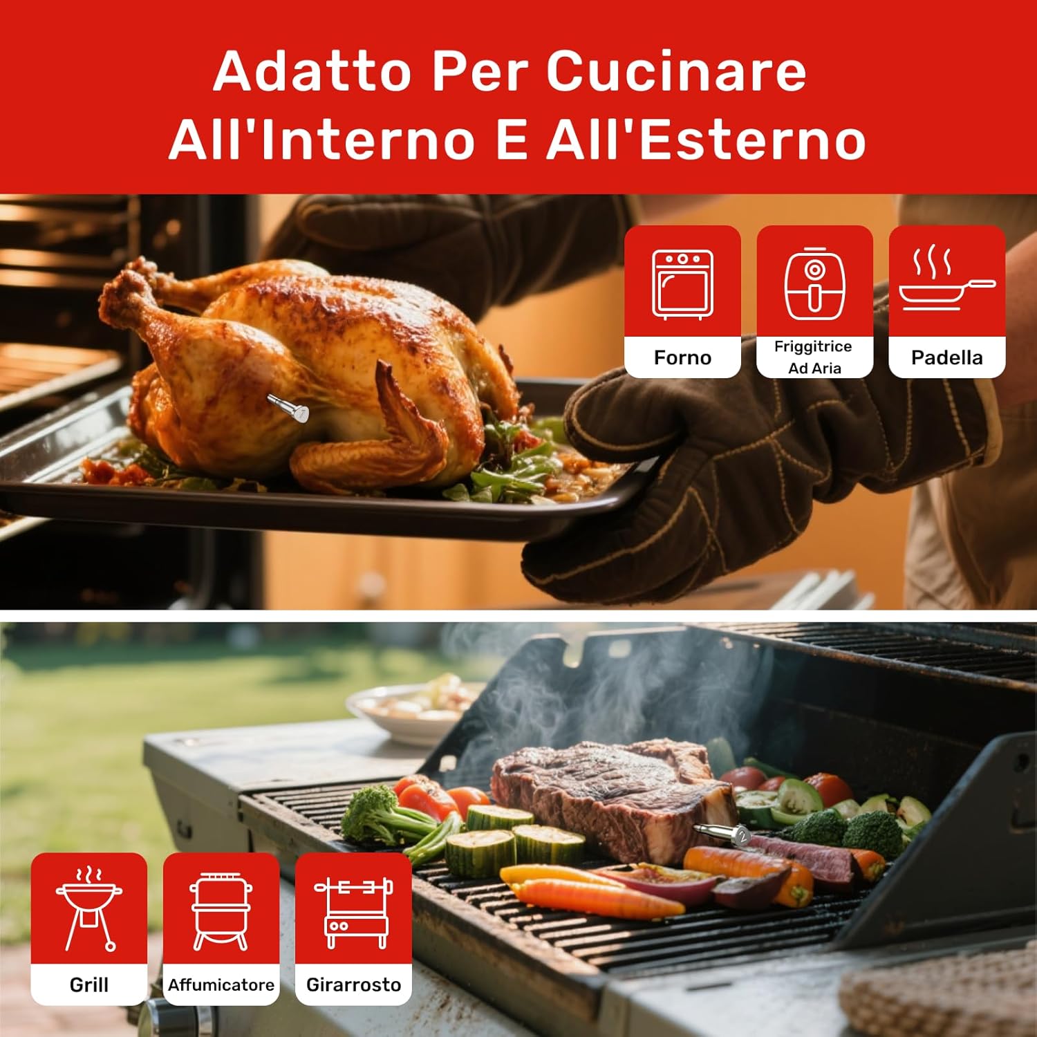 X Pro Termometro per Carne Wi-Fi e Bluetooth - immagine 8