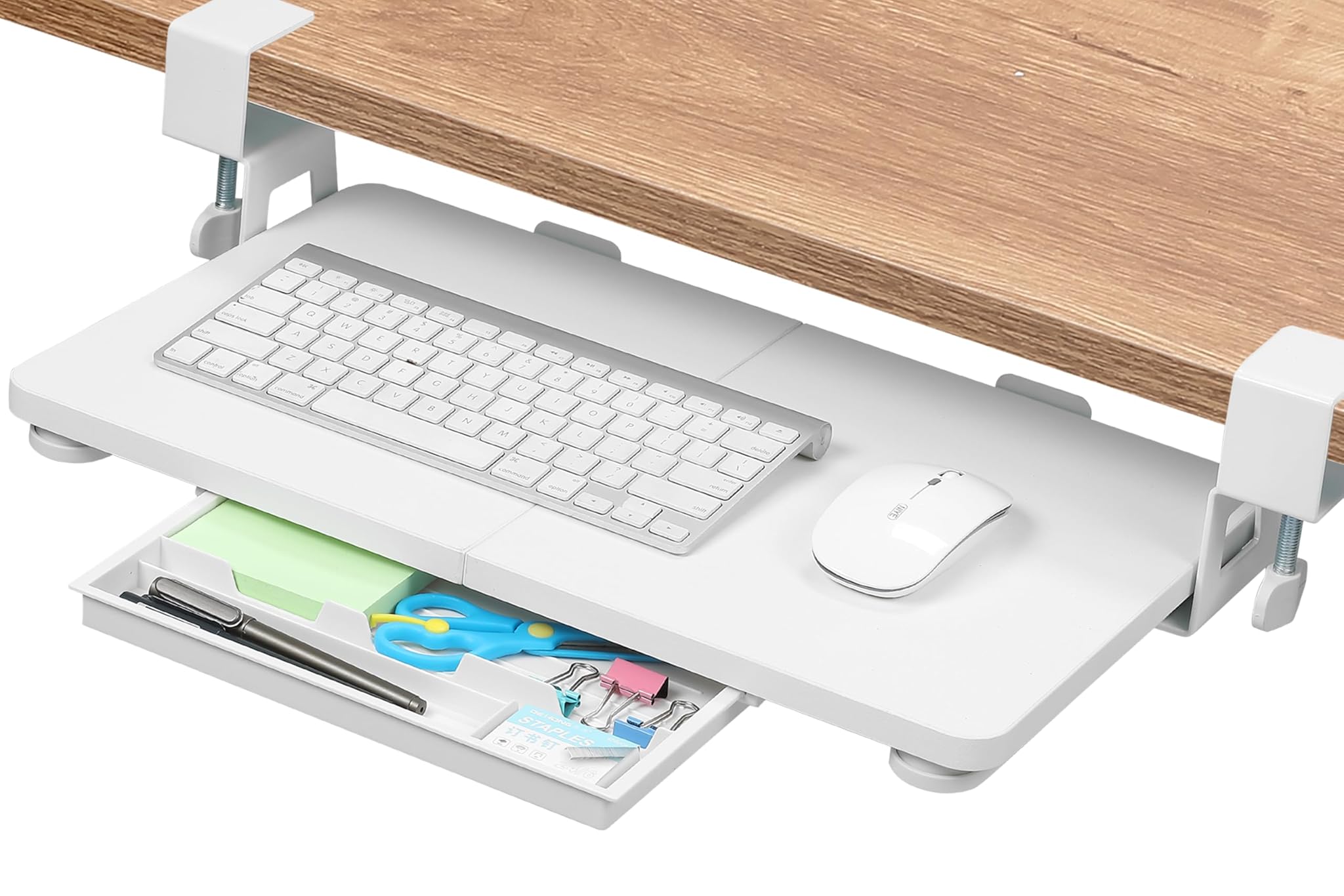 ETHU - Vassoio Tastiera Estraibile con Morsetto C