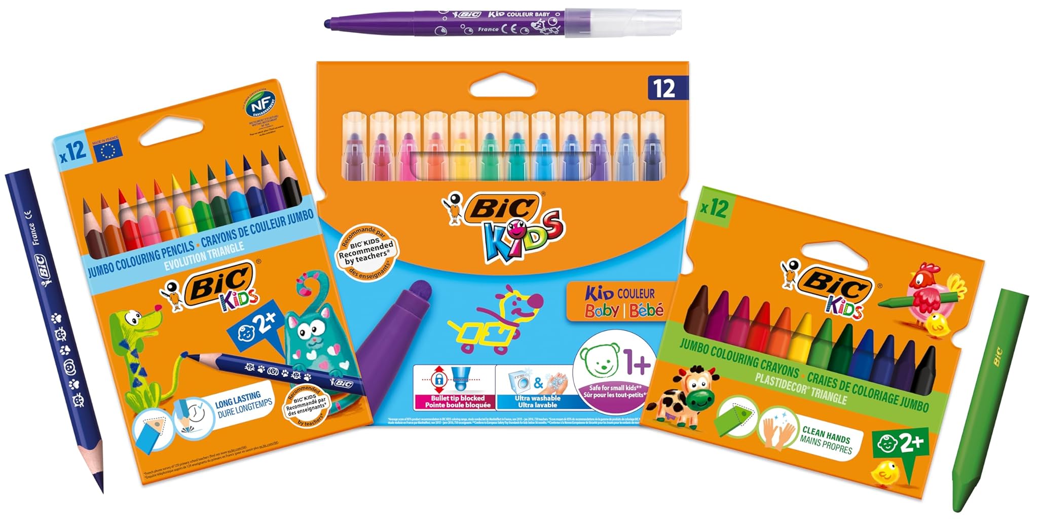Bic Kids Set Colori per Bambini, 36 Unità