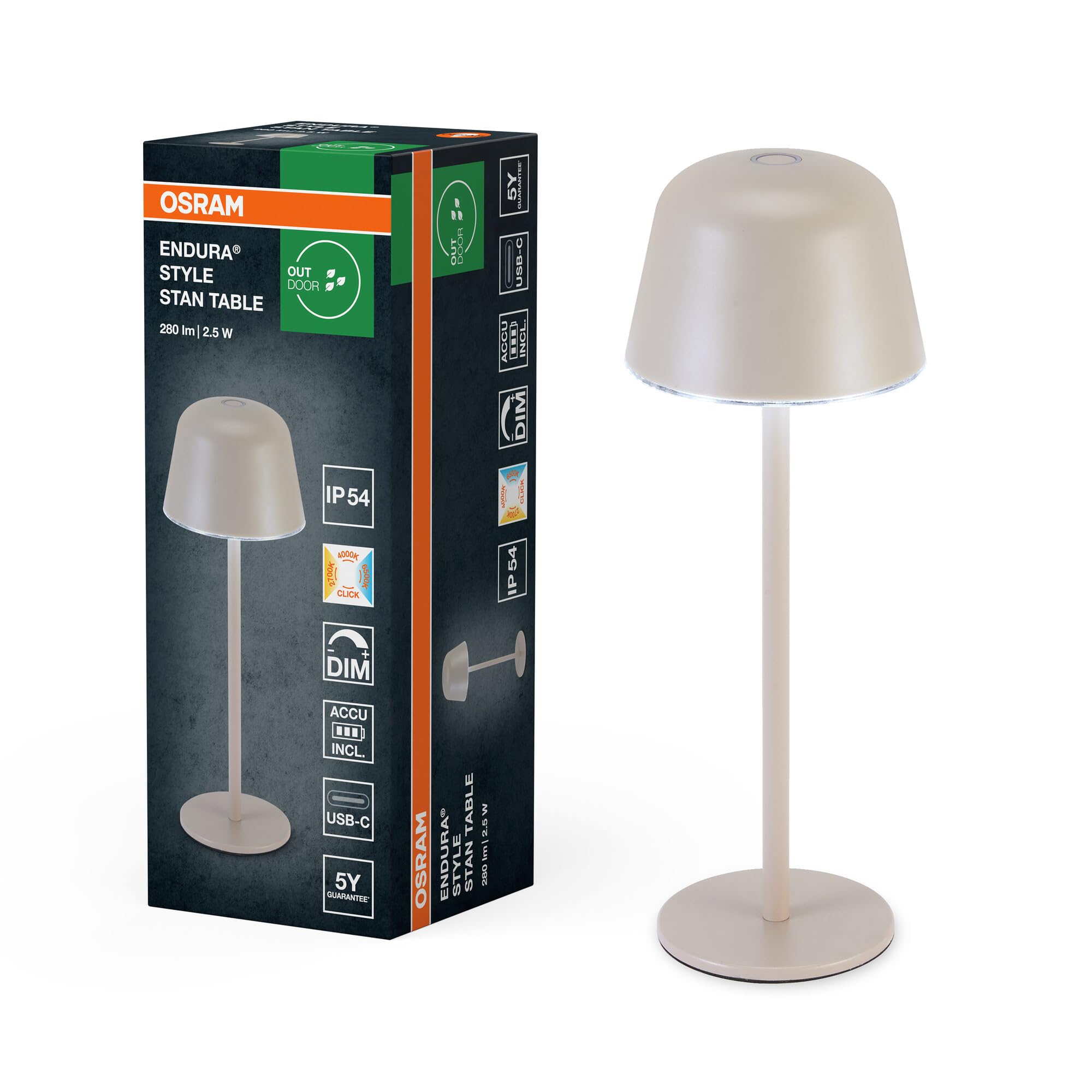 Osram Lampada da Esterno ENDURA STYLE TABLE 2,5W