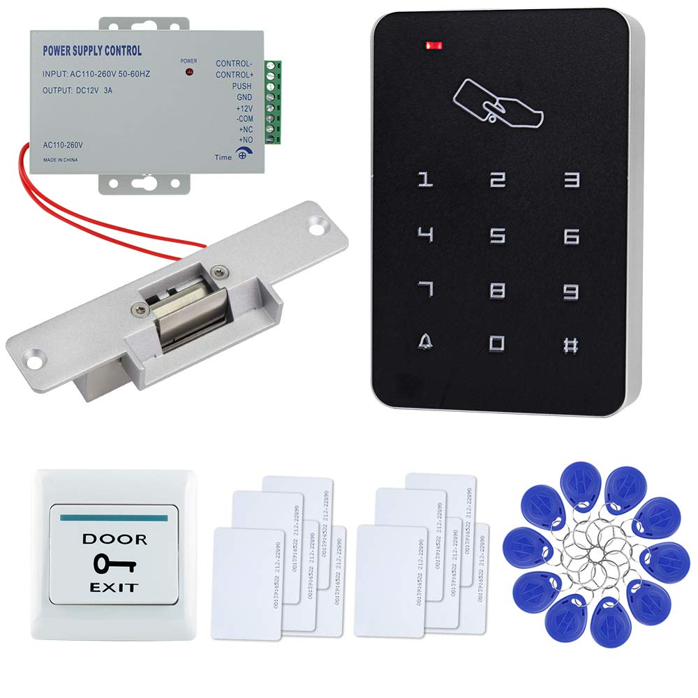 Ftstech Kit Sicurezza Porta Controllo Accesso 125 KHz