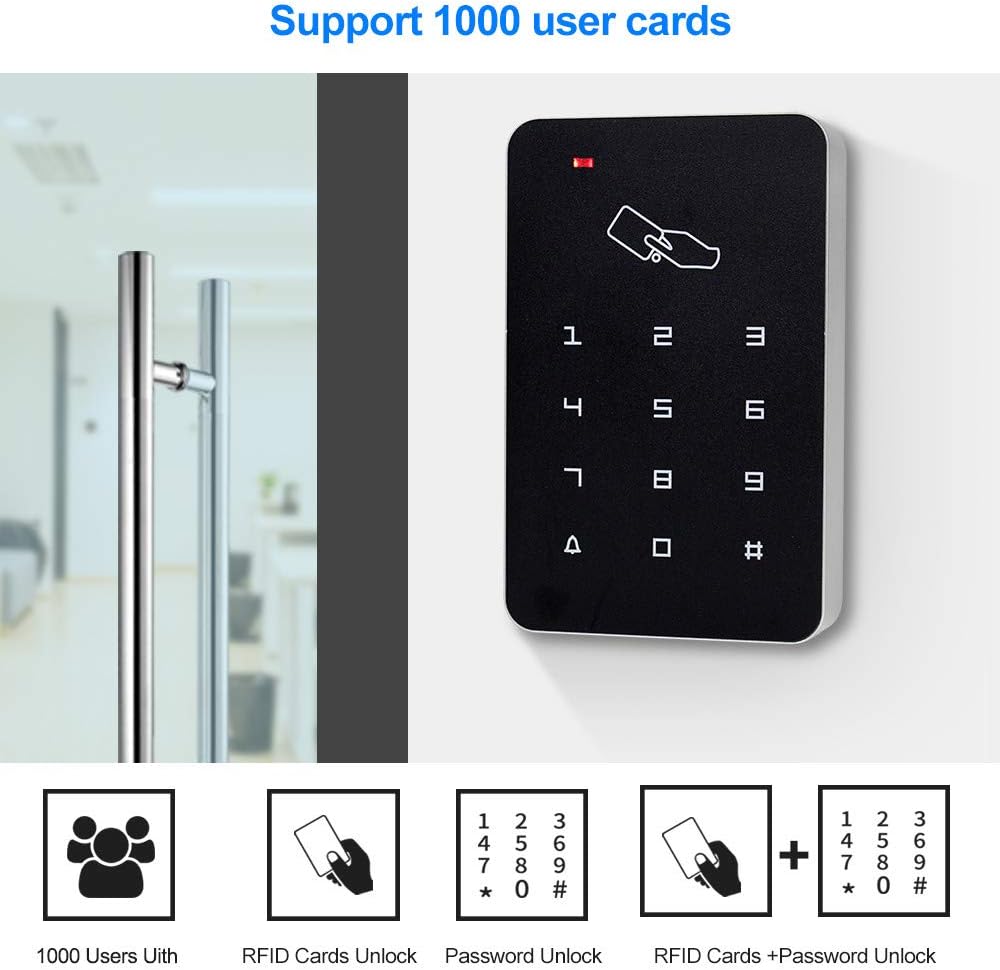 Ftstech Kit Sicurezza Porta Controllo Accesso 125 KHz - immagine 2